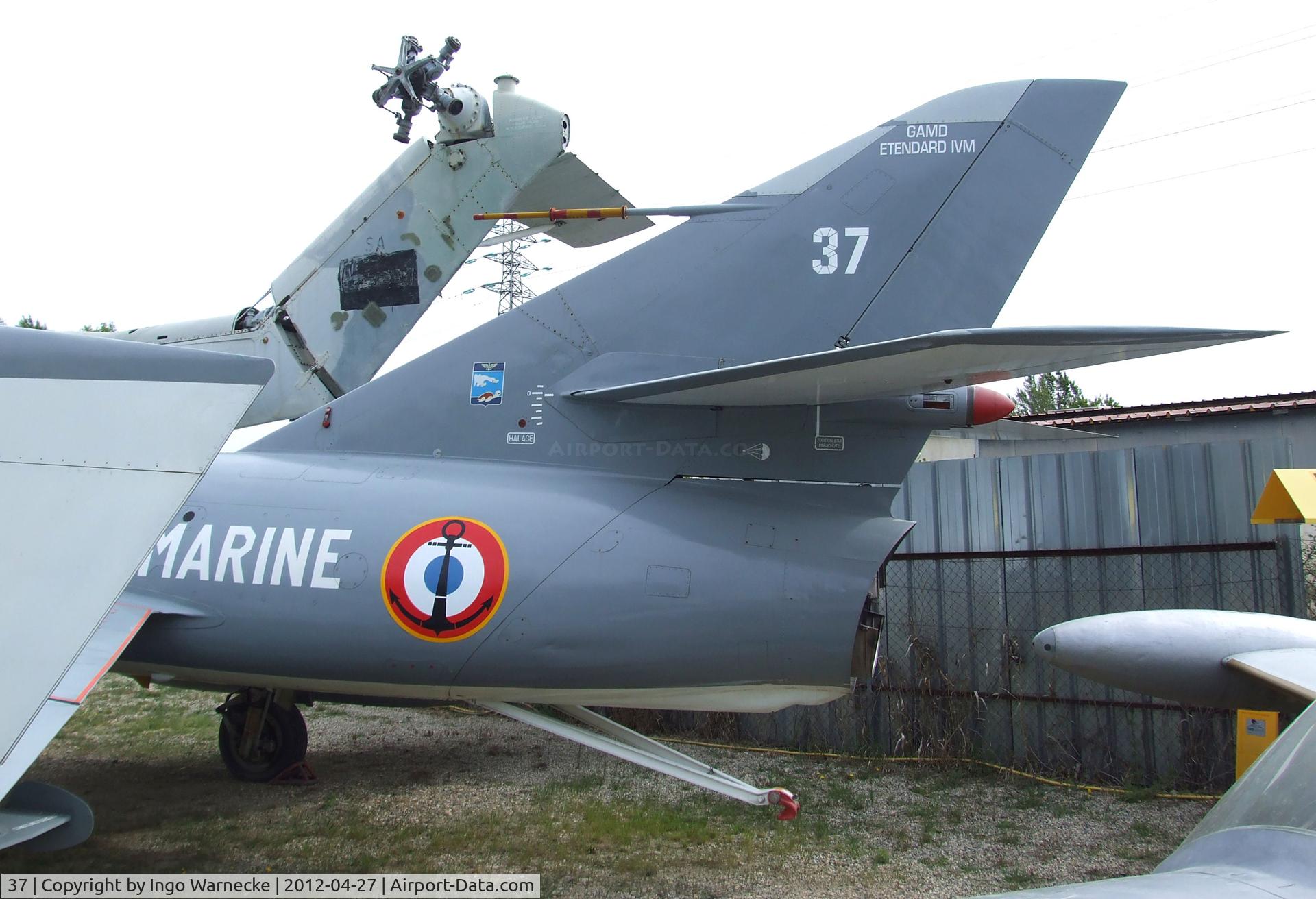37, Dassault Etendard IV.M C/N 37, Dassault Etendard IV M at the Musee Aeronautique, Orange