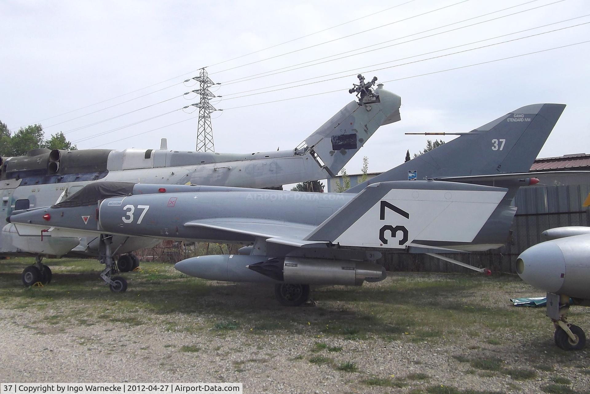 37, Dassault Etendard IV.M C/N 37, Dassault Etendard IV M at the Musee Aeronautique, Orange