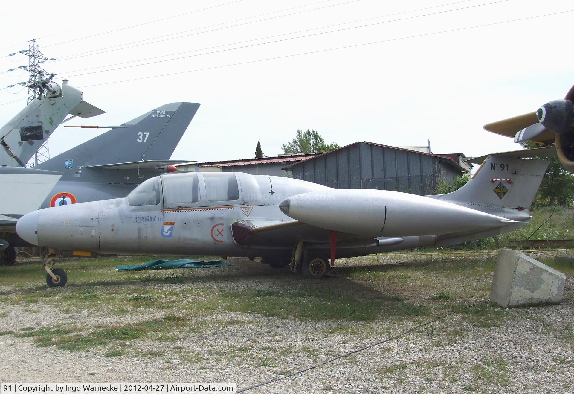 91, 1961 Morane-Saulnier MS.760 Paris C/N 91, Morane-Saulnier MS.760 Paris at the Musee Aeronautique, Orange