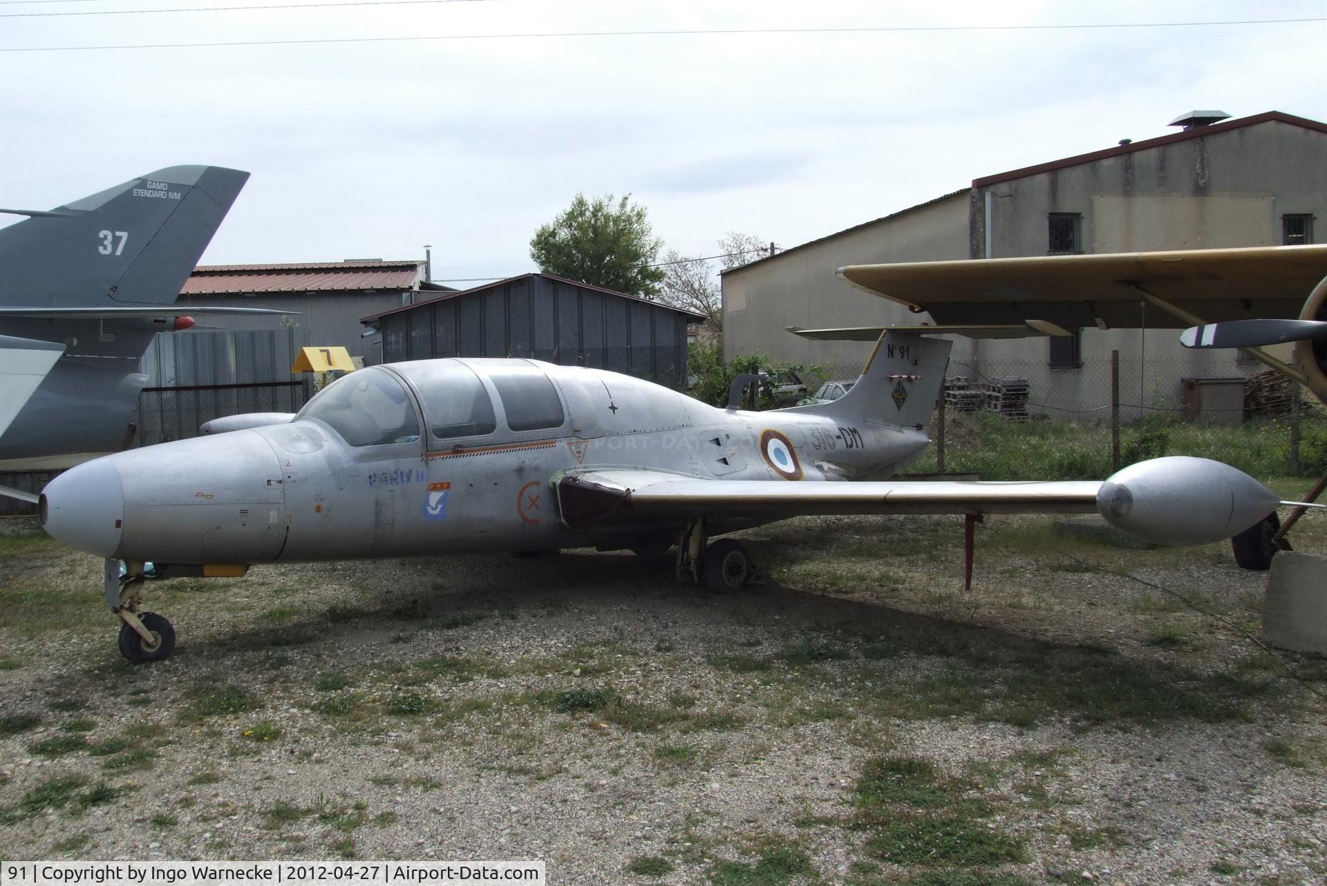 91, 1961 Morane-Saulnier MS.760 Paris C/N 91, Morane-Saulnier MS.760 Paris at the Musee Aeronautique, Orange