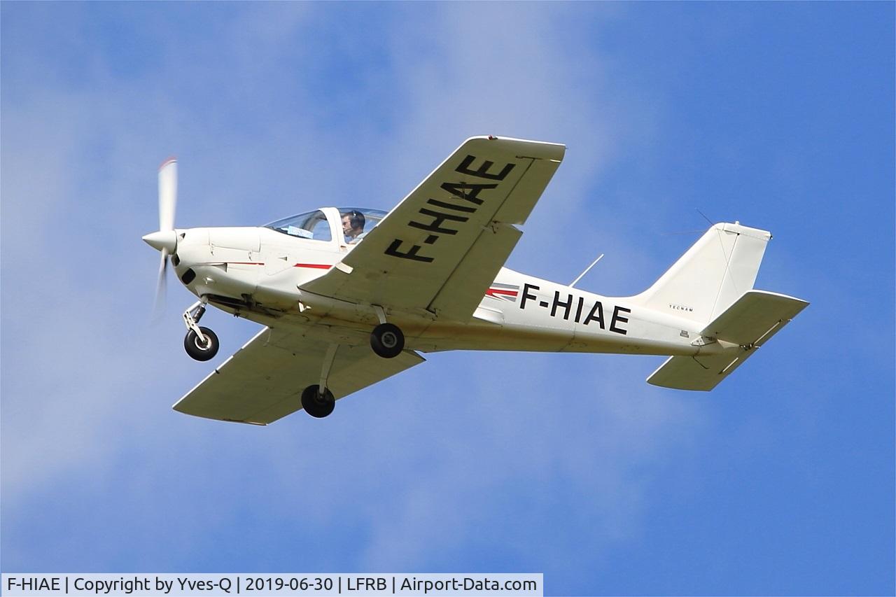 F-HIAE, Tecnam P-2002JF Sierra C/N Not found F-HIAE, Tecnam P-2002JF Sierra, Take off rwy 25L, Brest-Bretagne Airport (LFRB-BES)