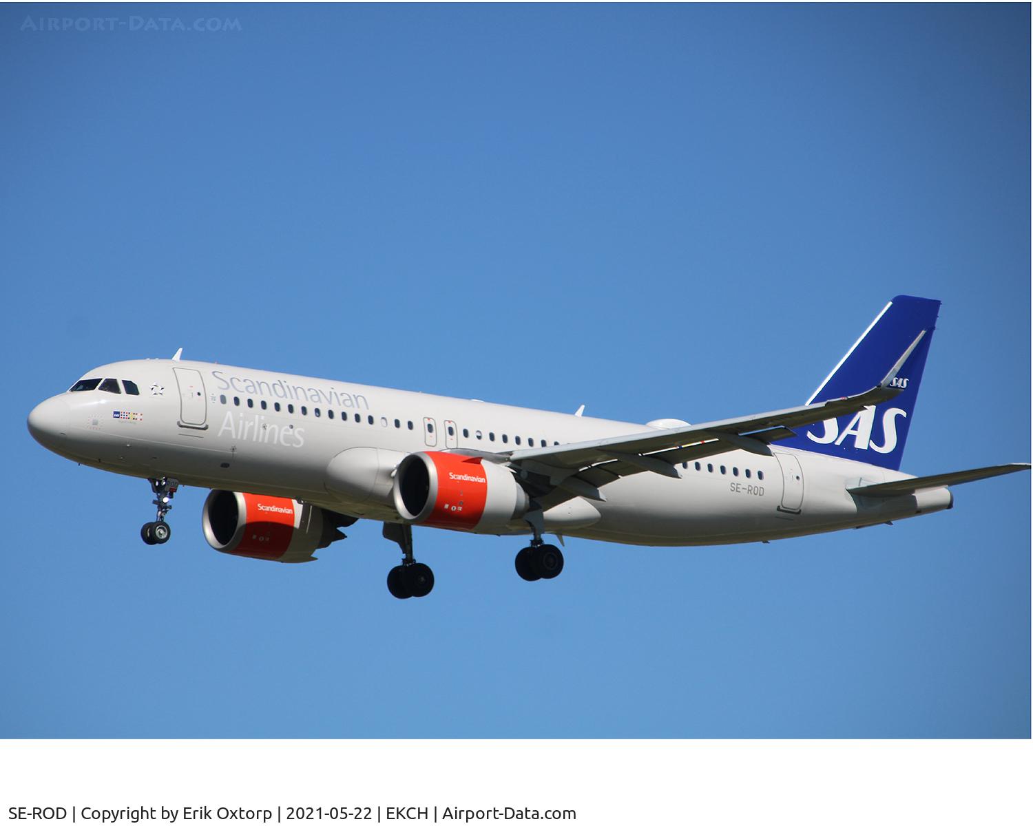 SE-ROD, 2017 Airbus A320-251N C/N 7755, SE-ROD landing rw 22L