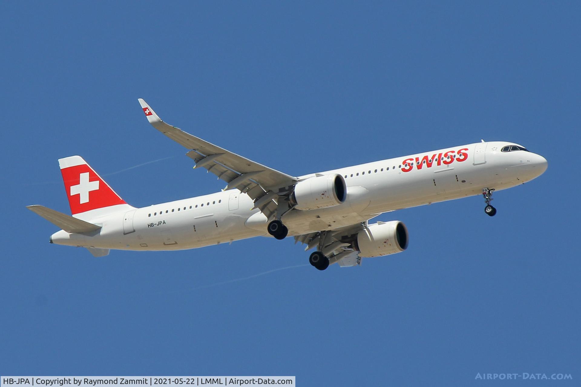 HB-JPA, 2020 Airbus A321-271NX C/N 9417, A321 HB-JPA Swiss