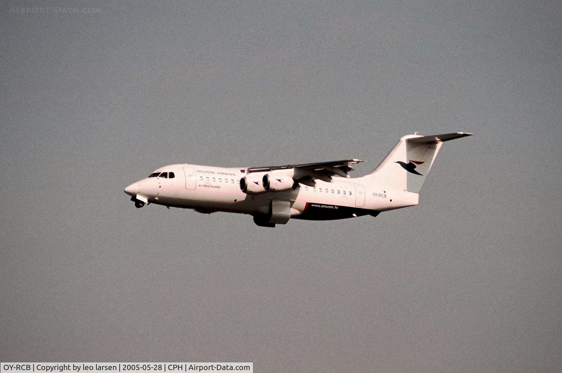 OY-RCB, 1987 British Aerospace BAe.146-200 C/N E2094, Copenhagen 28.5.2005