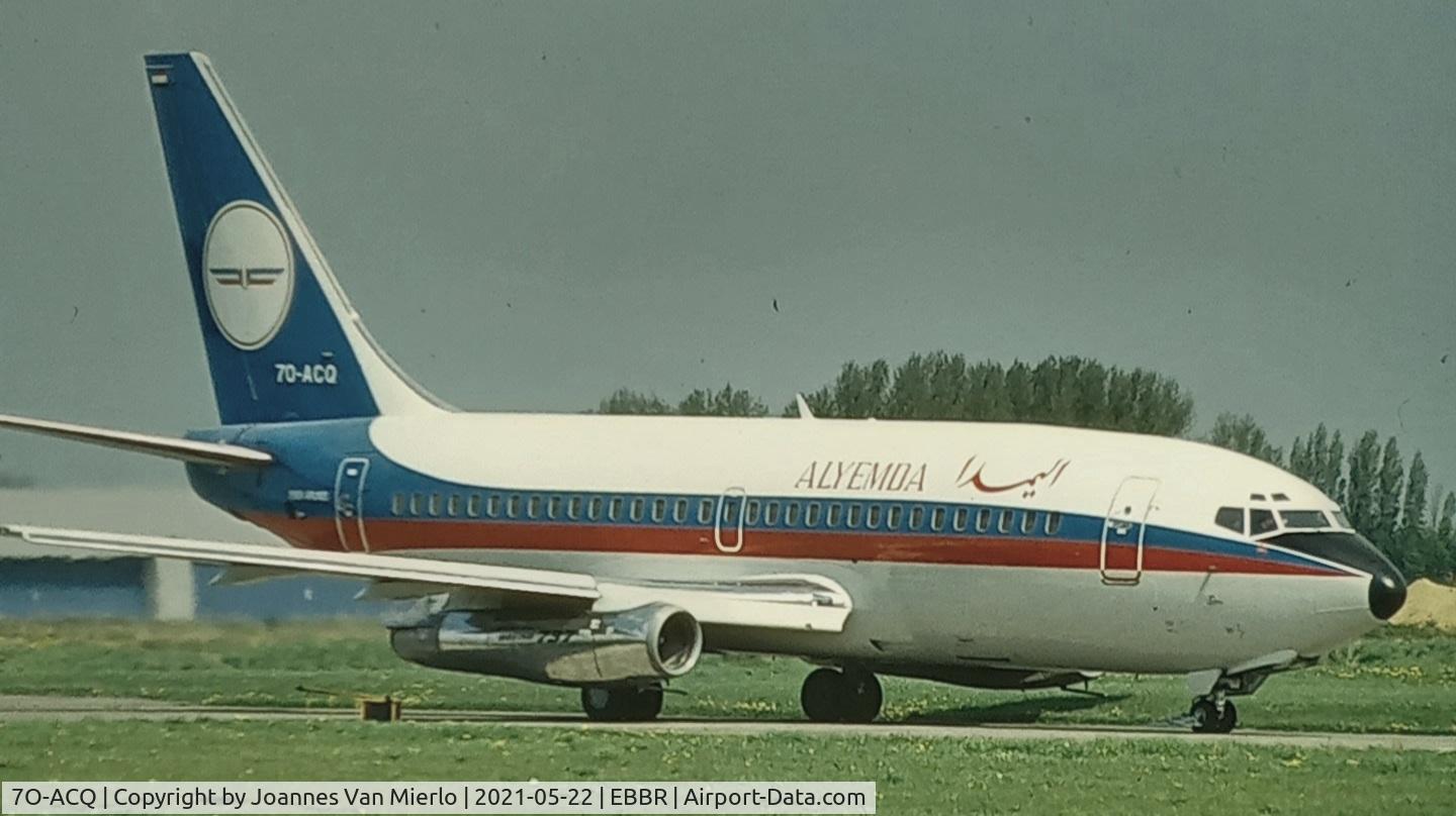 7O-ACQ, 1984 Boeing 737-2R4C C/N 23129, scan from slide