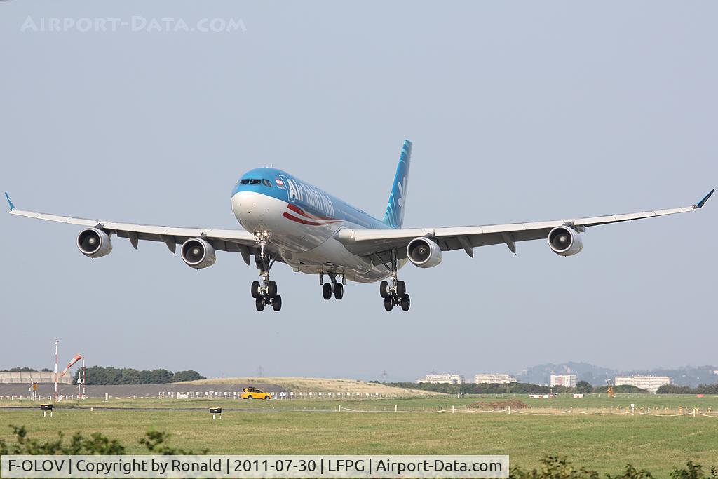 F-OLOV, 2005 Airbus A340-313 C/N 668, at cdg