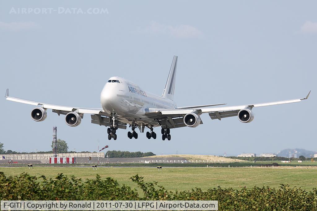 F-GITI, 2003 Boeing 747-428 C/N 32869, at cdg