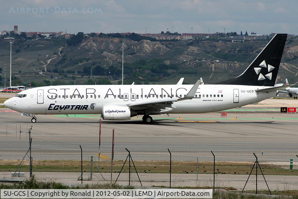 SU-GCS, 2008 Boeing 737-866 C/N 35563, at mad