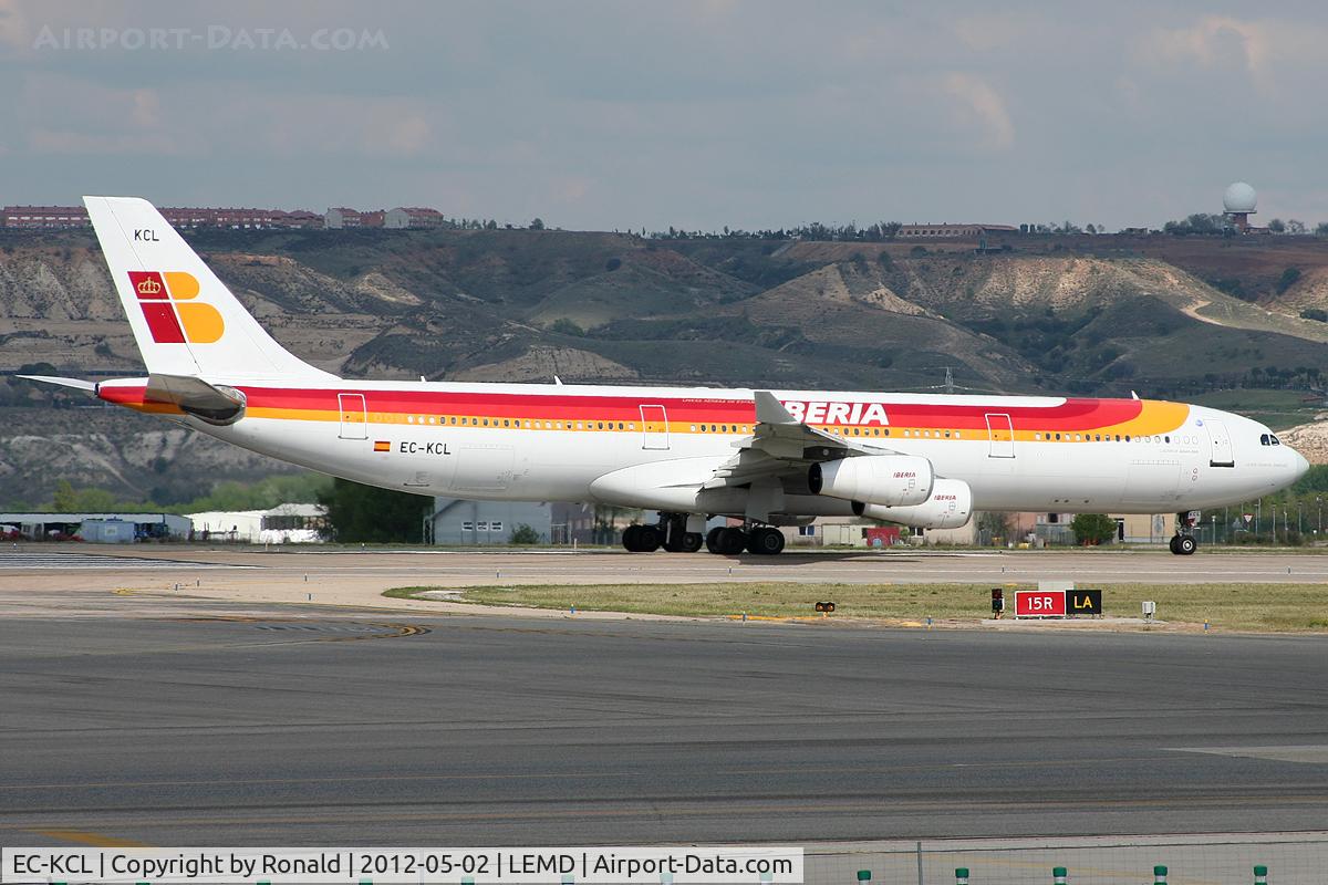 EC-KCL, 1992 Airbus A340-311 C/N 5, at mad