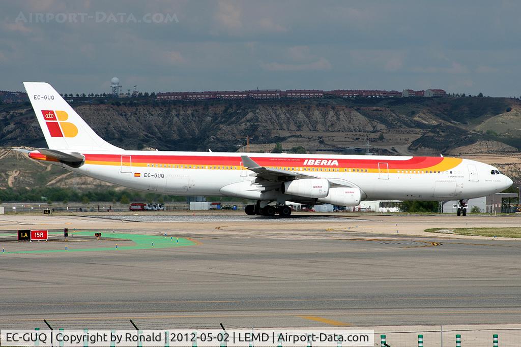 EC-GUQ, 1998 Airbus A340-313X C/N 221, at mad