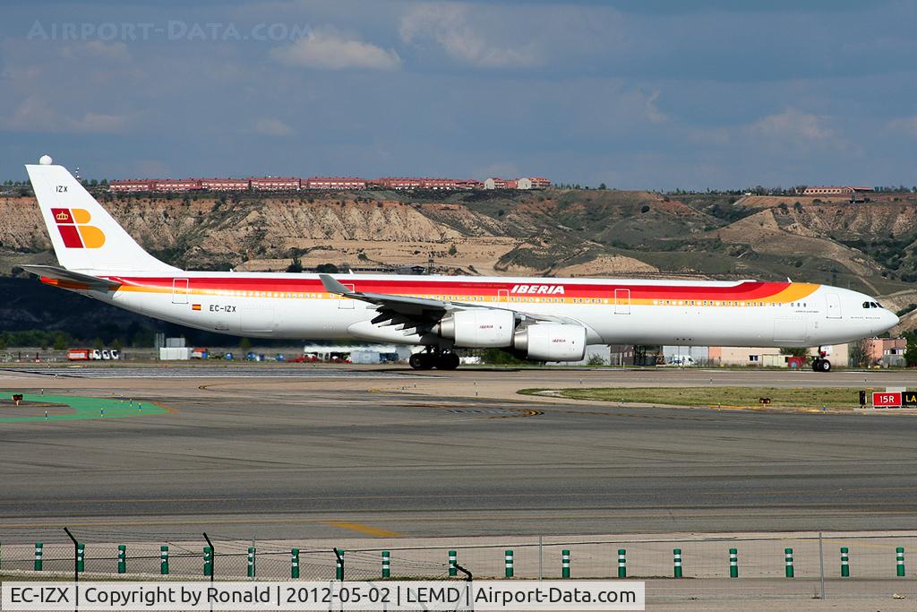 EC-IZX, 2004 Airbus A340-642 C/N 601, at mad