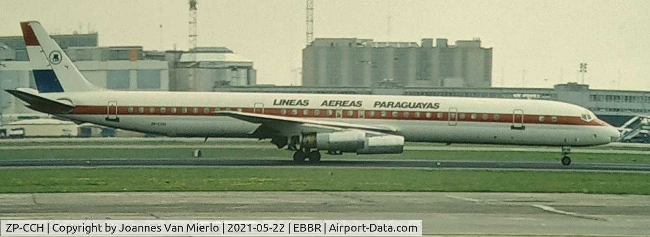 ZP-CCH, 1970 Douglas DC-8-63 C/N 46115, scan from slide