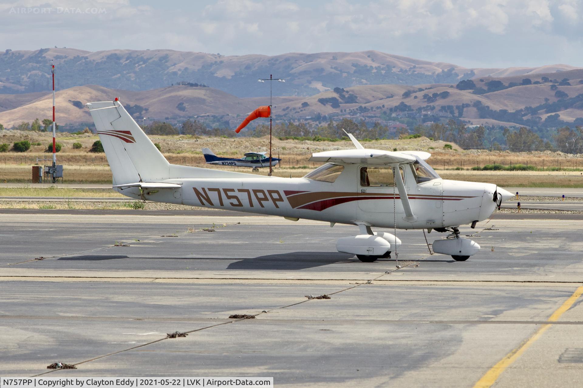 N757PP, 1977 Cessna 152 C/N 15279898, Livermore Airport California 2021.