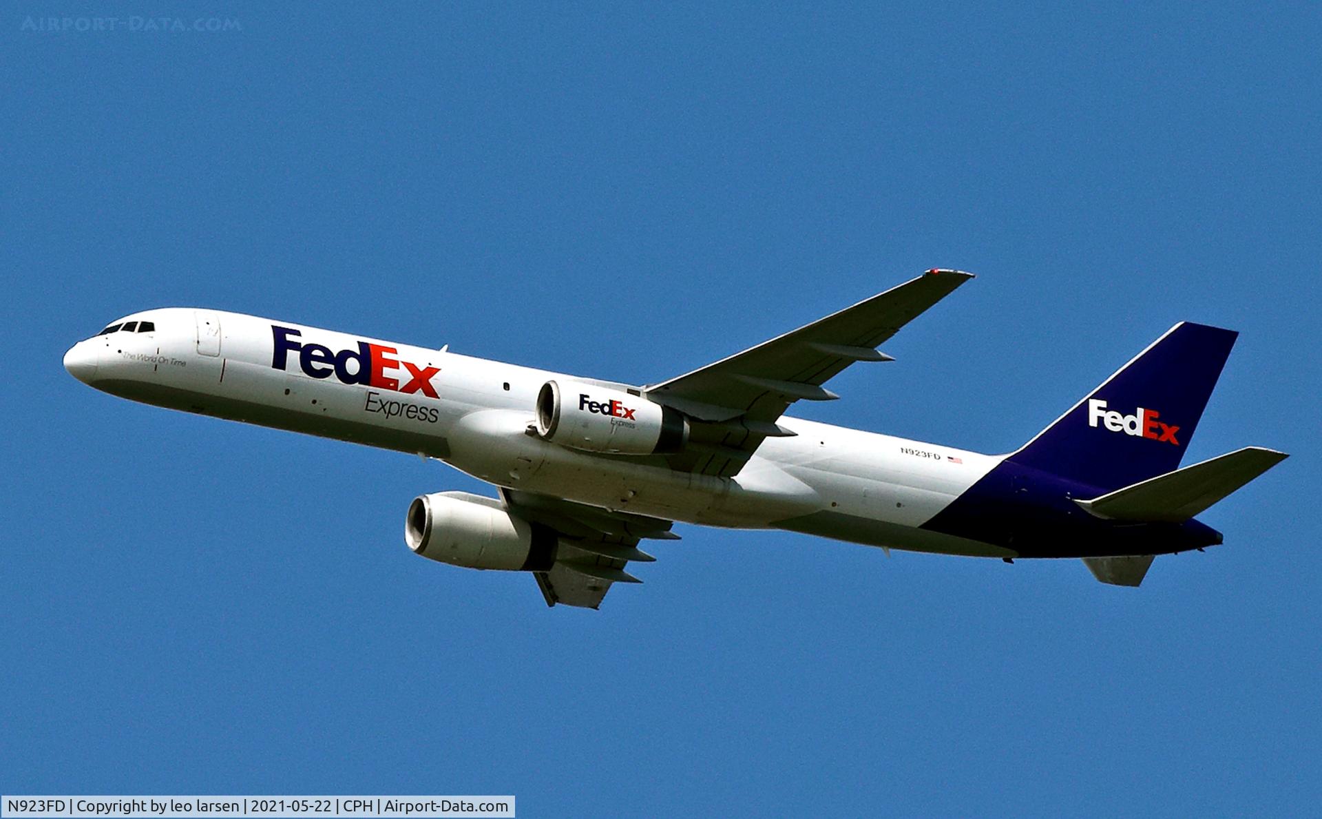 N923FD, 1992 Boeing 757-204 C/N 26266, Copenhagen 22.5.2021