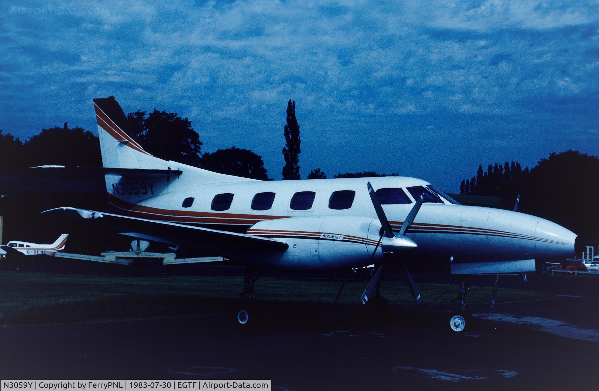 N3059Y, 1981 Swearingen SA-227TT Merlin IIIC C/N TT-477, SA226TC Merlin