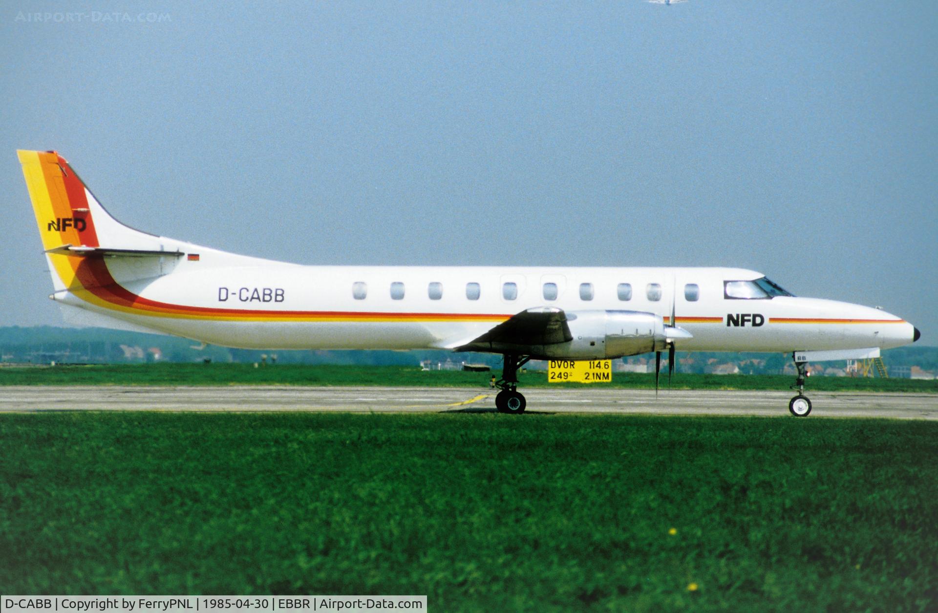 D-CABB, 1982 Fairchild Swearingen SA-227AC Metro III C/N AC-500, NFD SA227 lining-up