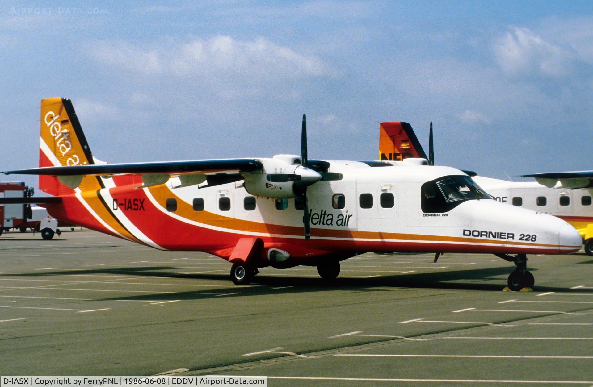 D-IASX, 1984 Dornier 228-200 C/N 8035, Delta Air DO228