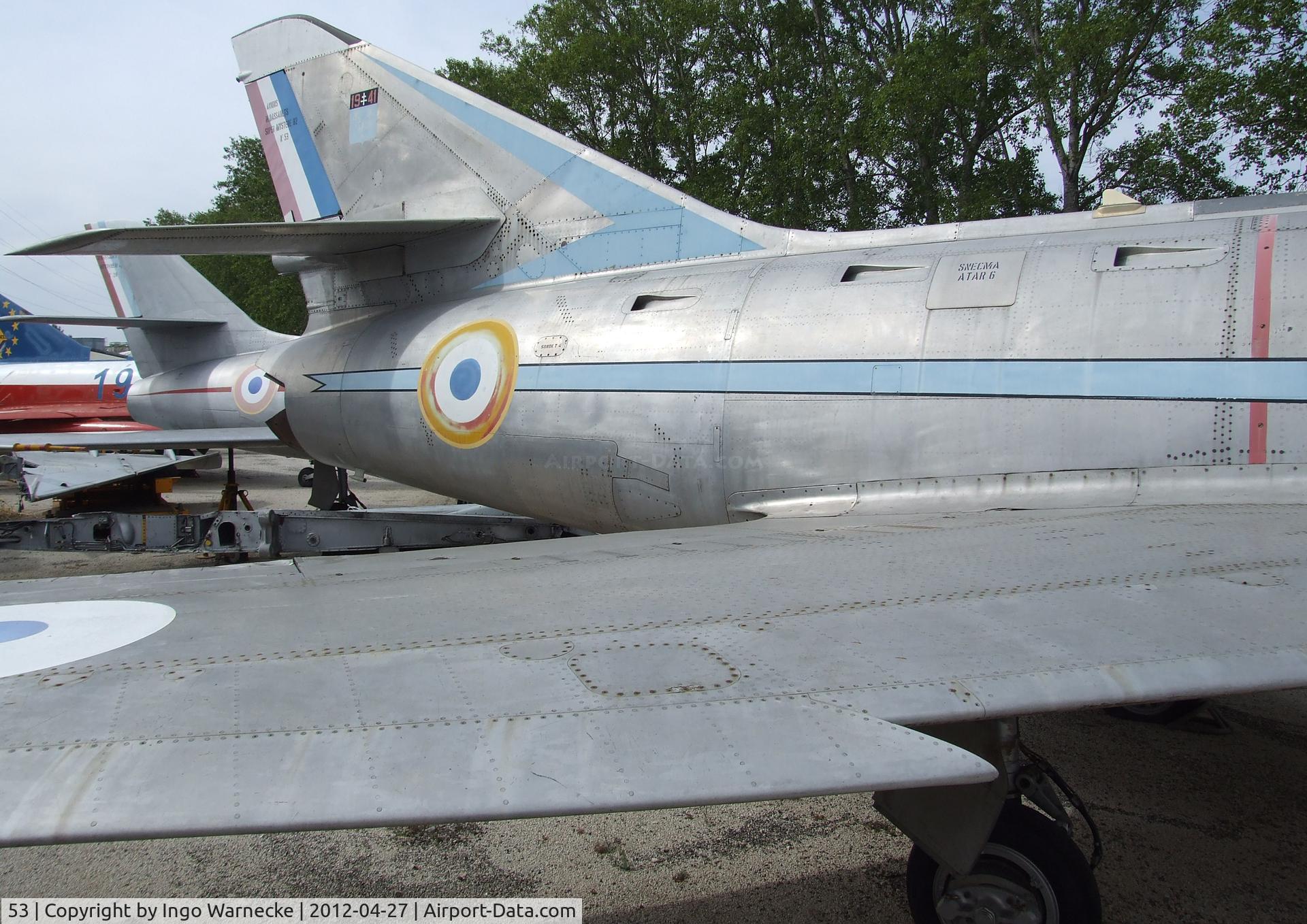 53, Dassault Super Mystere B.2 C/N 53, Dassault Super Mystere B.2 at the Musee Aeronautique, Orange