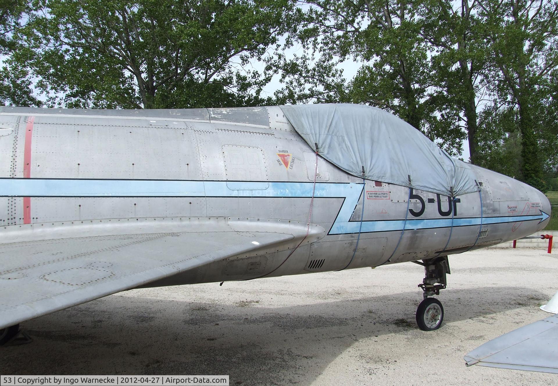 53, Dassault Super Mystere B.2 C/N 53, Dassault Super Mystere B.2 at the Musee Aeronautique, Orange