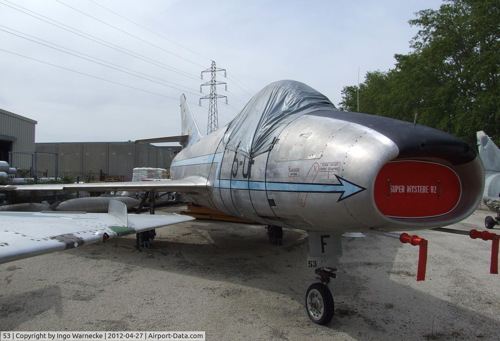53, Dassault Super Mystere B.2 C/N 53, Dassault Super Mystere B.2 at the Musee Aeronautique, Orange