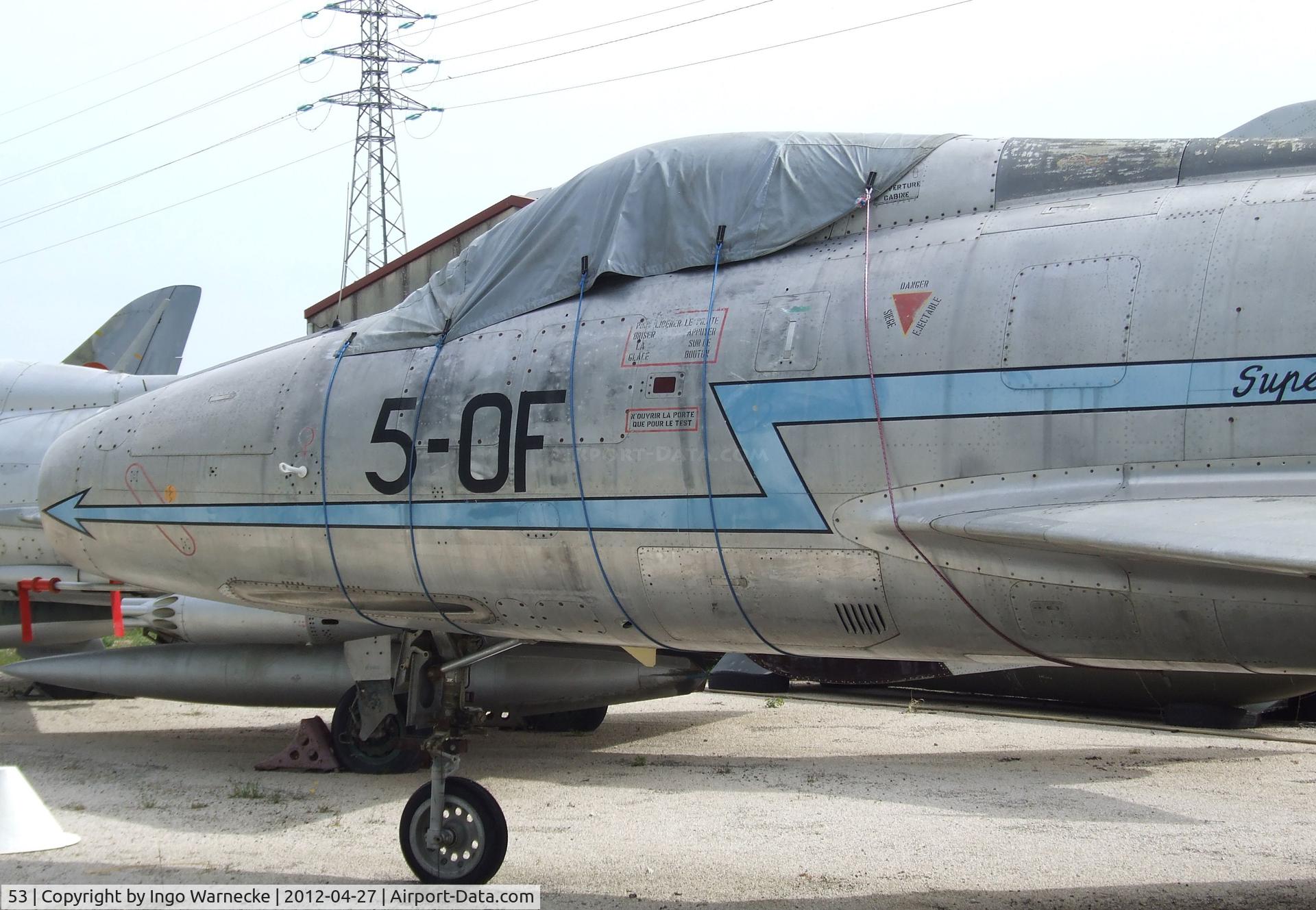 53, Dassault Super Mystere B.2 C/N 53, Dassault Super Mystere B.2 at the Musee Aeronautique, Orange