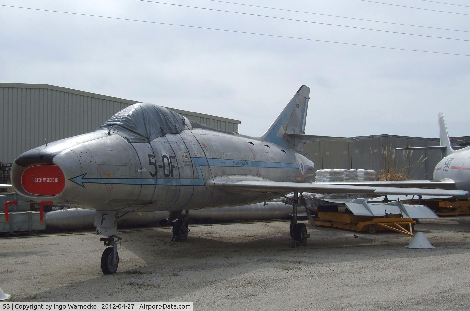 53, Dassault Super Mystere B.2 C/N 53, Dassault Super Mystere B.2 at the Musee Aeronautique, Orange