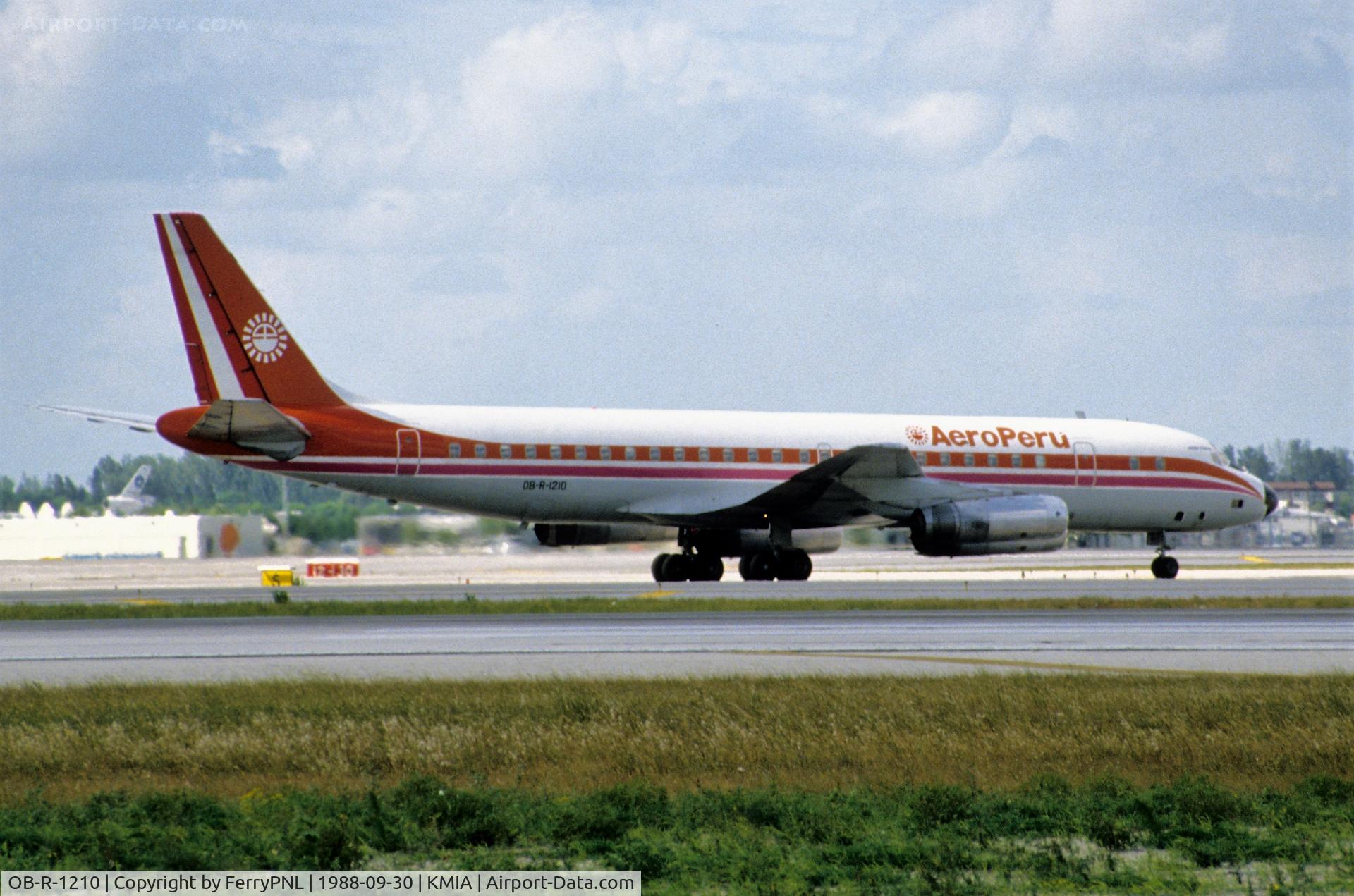 OB-R-1210, 1971 Douglas DC-8-62 C/N 46142, AeroPeru DC-8-62 for take-off
