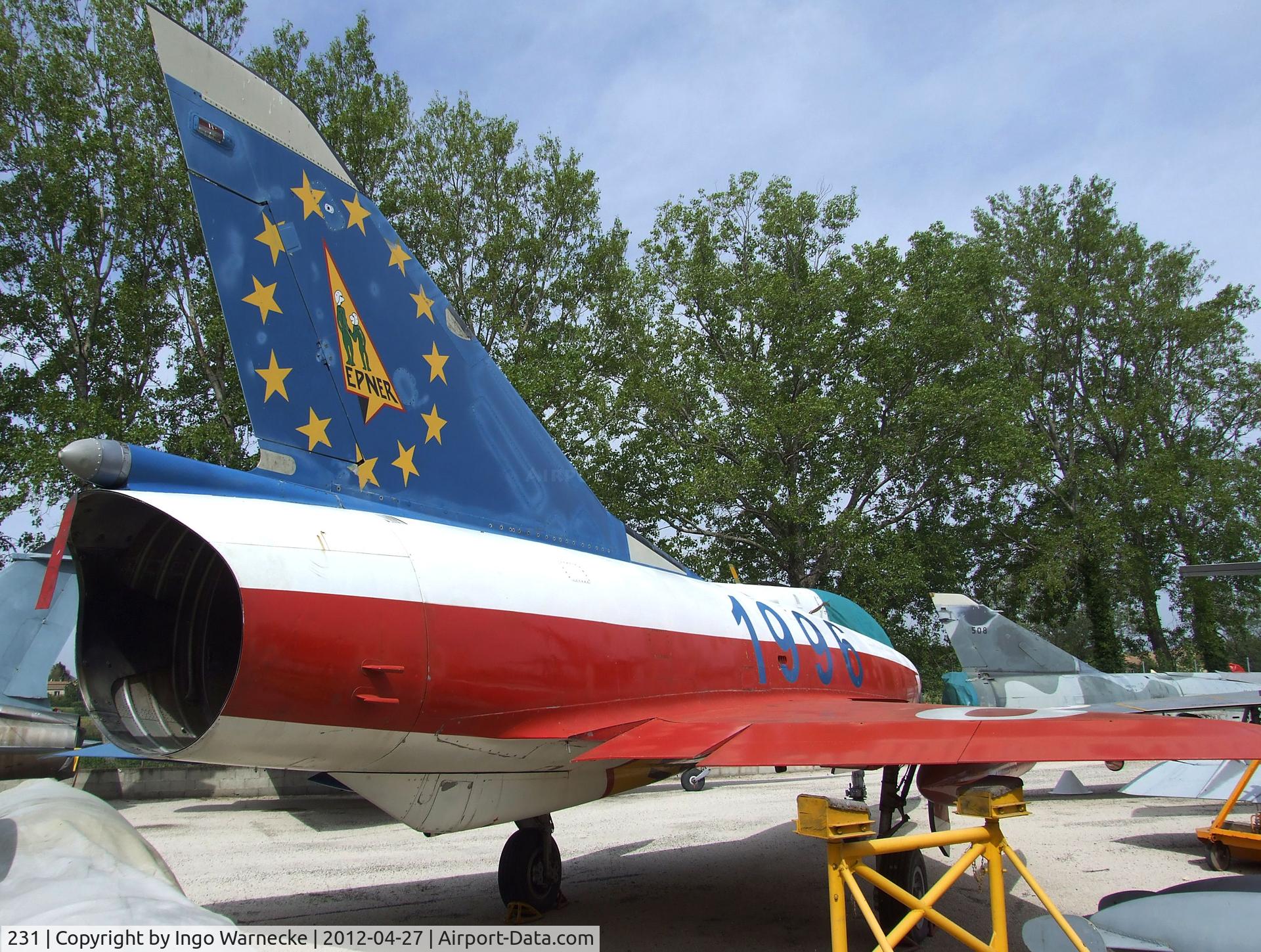 231, Dassault Mirage IIIB C/N 231, Dassault Mirage III B at the Musee Aeronautique, Orange