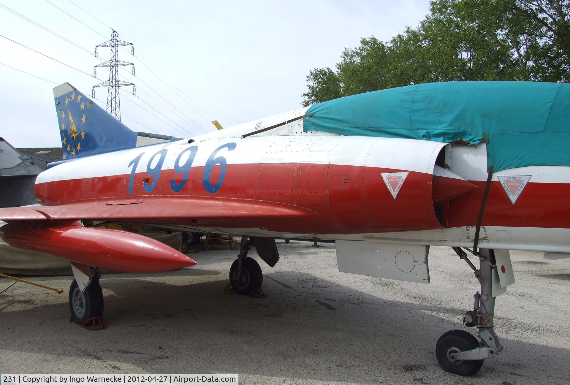 231, Dassault Mirage IIIB C/N 231, Dassault Mirage III B at the Musee Aeronautique, Orange