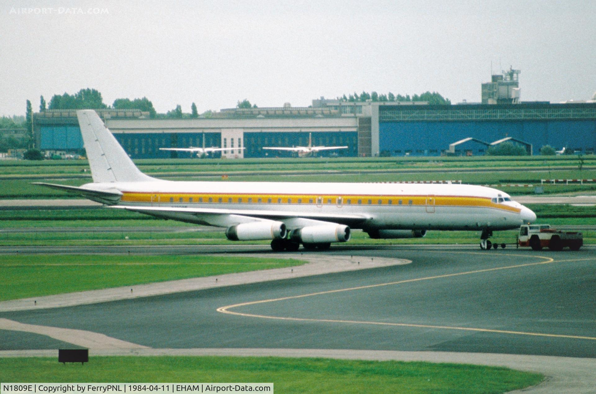 N1809E, 1969 Douglas DC-8-62 C/N 46107, Surinam DC-8-62 leased from Arrow Air. Crashed PMB 07-06-1989