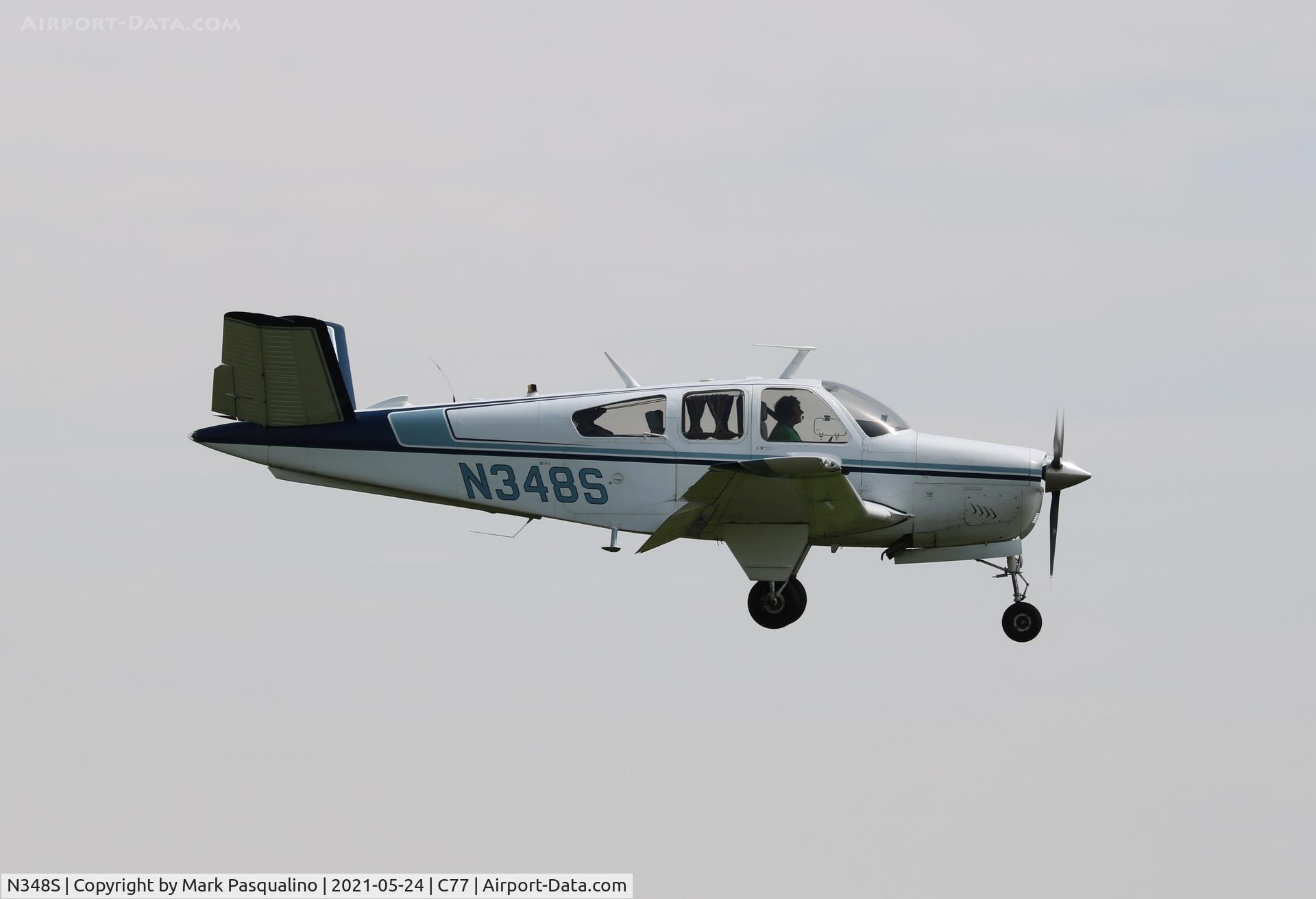 N348S, 1970 Beech V35B Bonanza C/N D-9125, Beech V35B