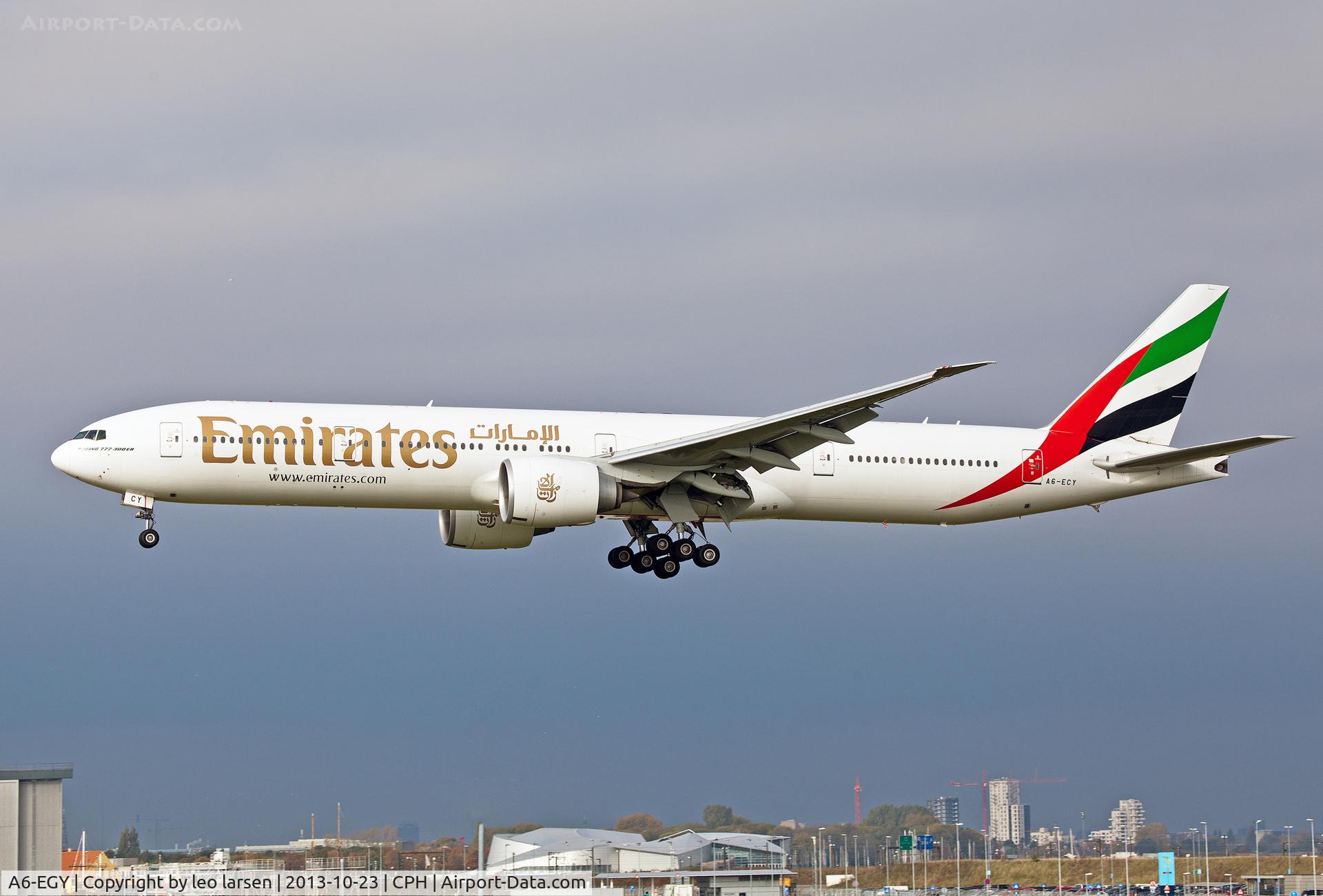 A6-EGY, 2012 Boeing 777-31H/ER C/N 41080, Copenhagen 23.10.2013