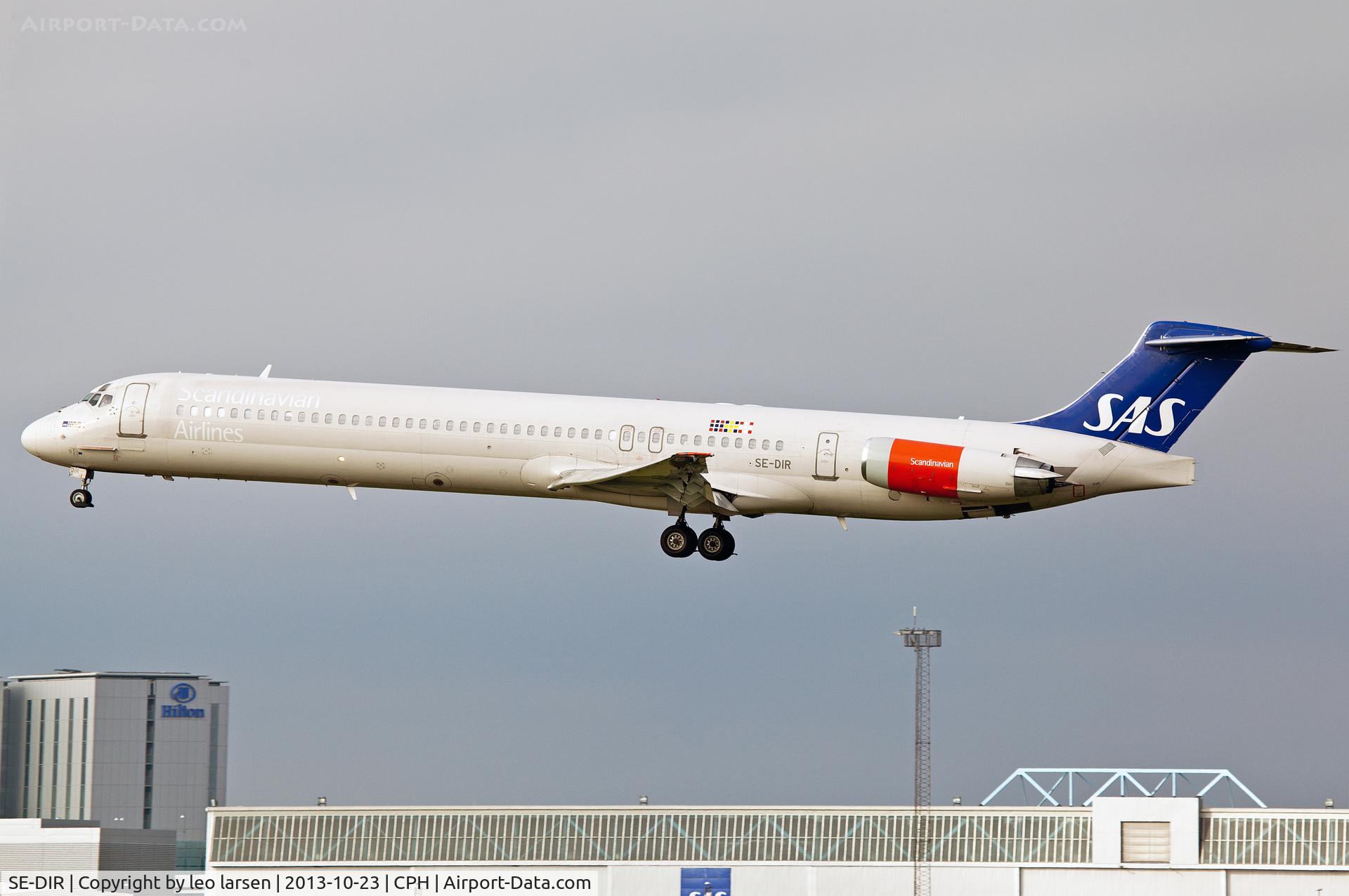 SE-DIR, 1991 McDonnell Douglas MD-82 (DC-9-82) C/N 53004, Copenhagen 23.10.2013