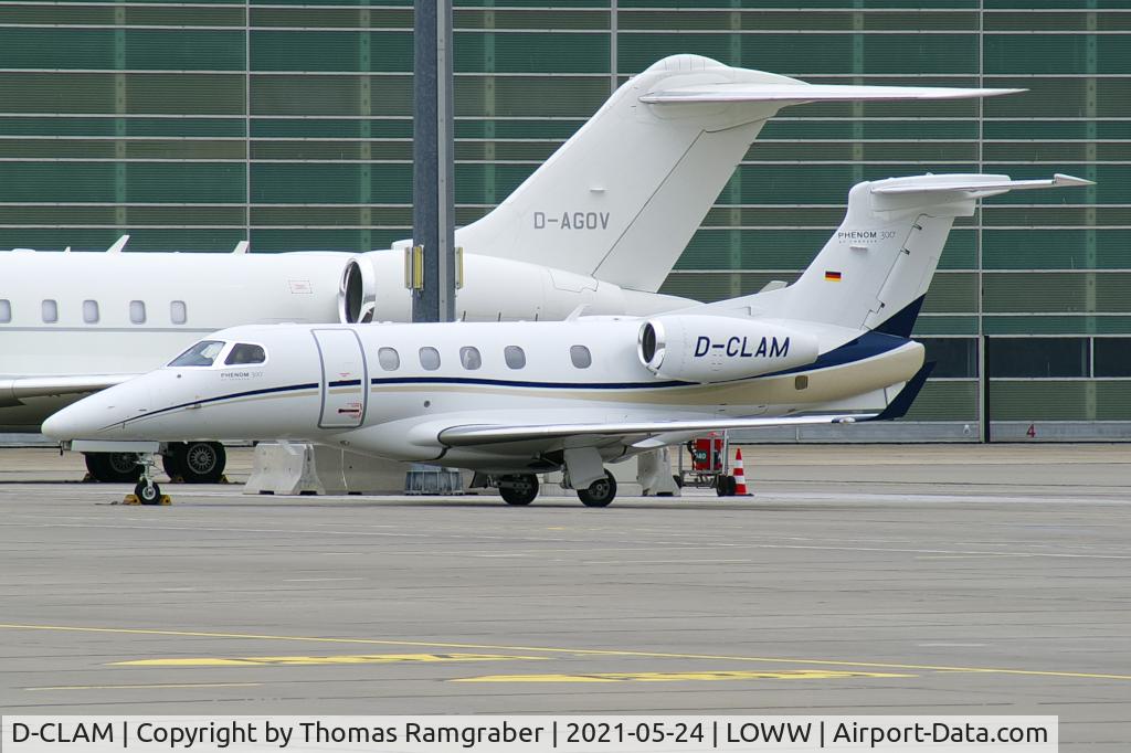 D-CLAM, 2012 Embraer EMB-505 Phenom 300 C/N 50500108, private Embraer 505 Phenom 300