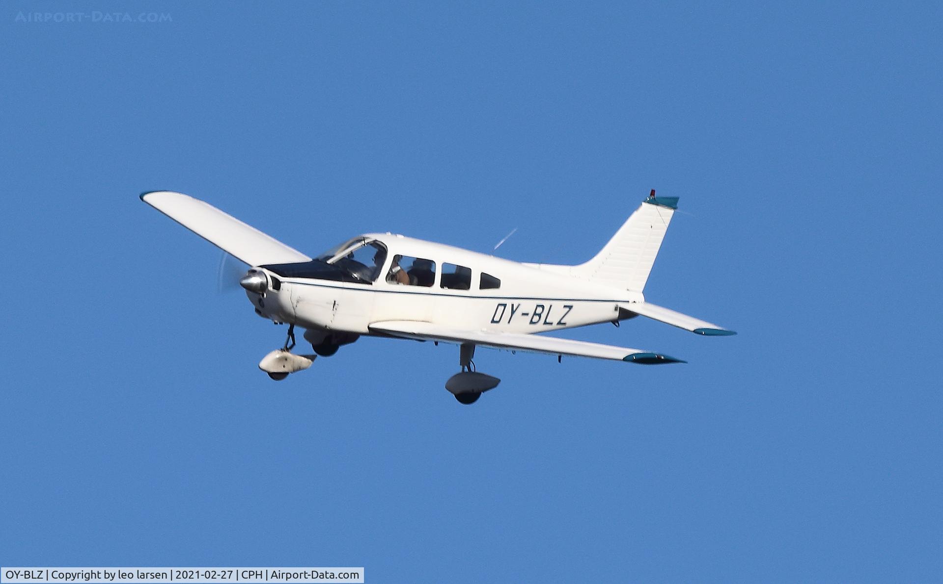OY-BLZ, 1976 Piper PA-28-151 Cherokee Warrior C/N 28-7715092, Copenhagen 27.2.2021