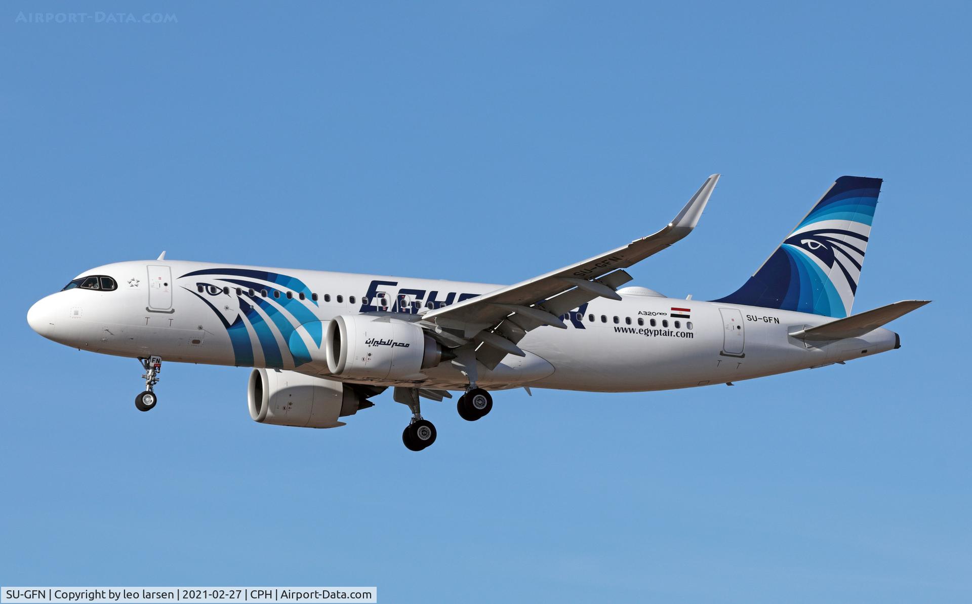 SU-GFN, 2020 Airbus A320-251N C/N 10013, Copenhagen 27.2.2021