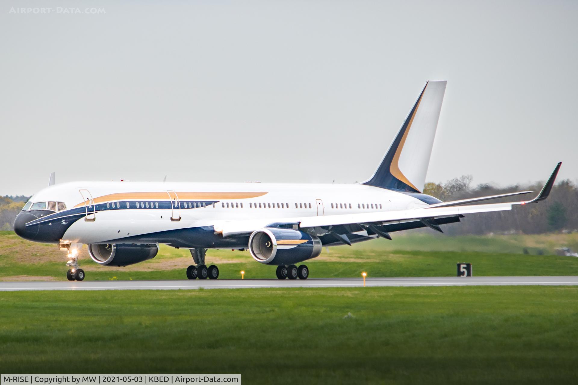 M-RISE, 1995 Boeing 757-23N C/N 27972, M-RISE arriving from Istanbul