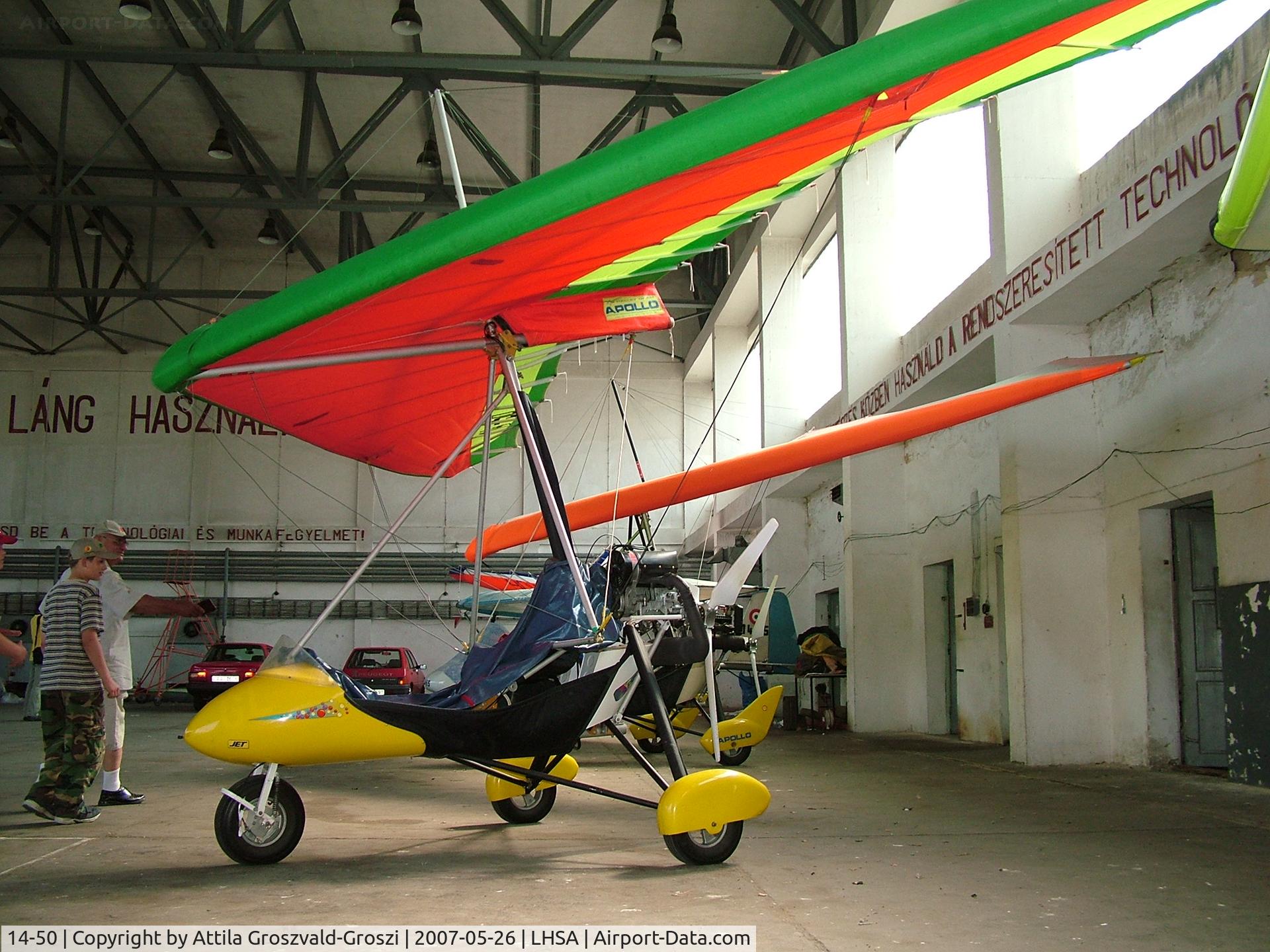14-50, Halley Apollo CXMD C/N 052597, LHSA - Szentkirályszabadja Airport, Hungary
