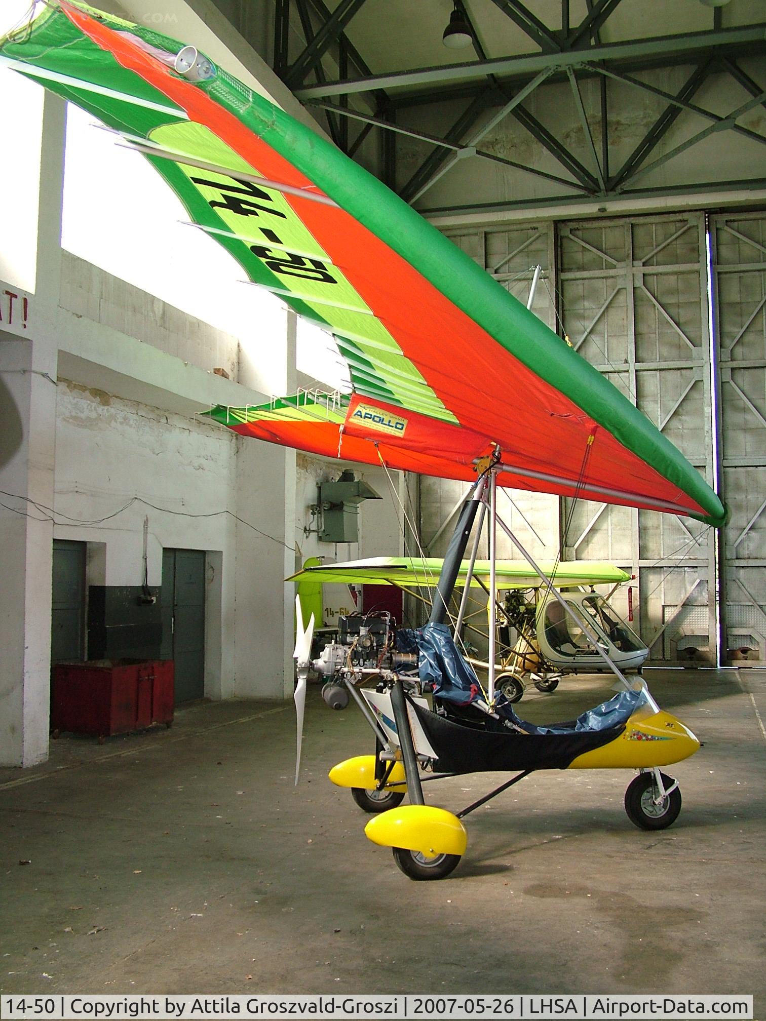 14-50, Halley Apollo CXMD C/N 052597, LHSA - Szentkirályszabadja Airport, Hungary