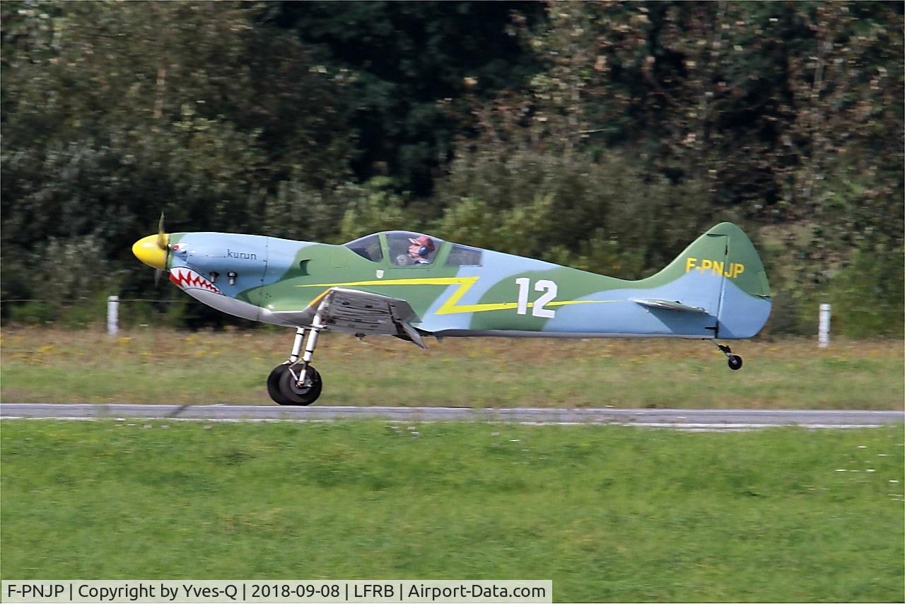 F-PNJP, Renault Kurun JPR-01 C/N 01, KURUN JPR-01, Landing rwy 25L, Brest-Bretagne airport (LFRB-BES)