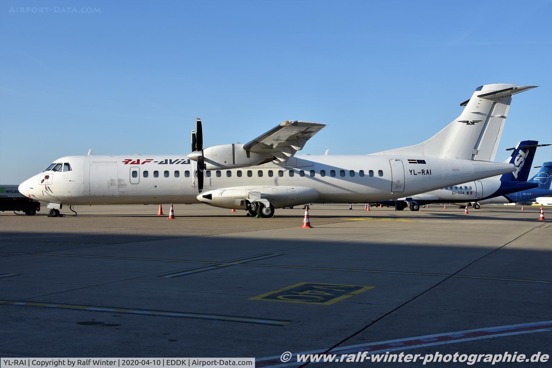 YL-RAI, 1996 ATR 72-202(F) C/N 493, ATR 72-202 - MT MTL RAF Avia - 493 - YL-RAI - 10.04.2020 - CGN