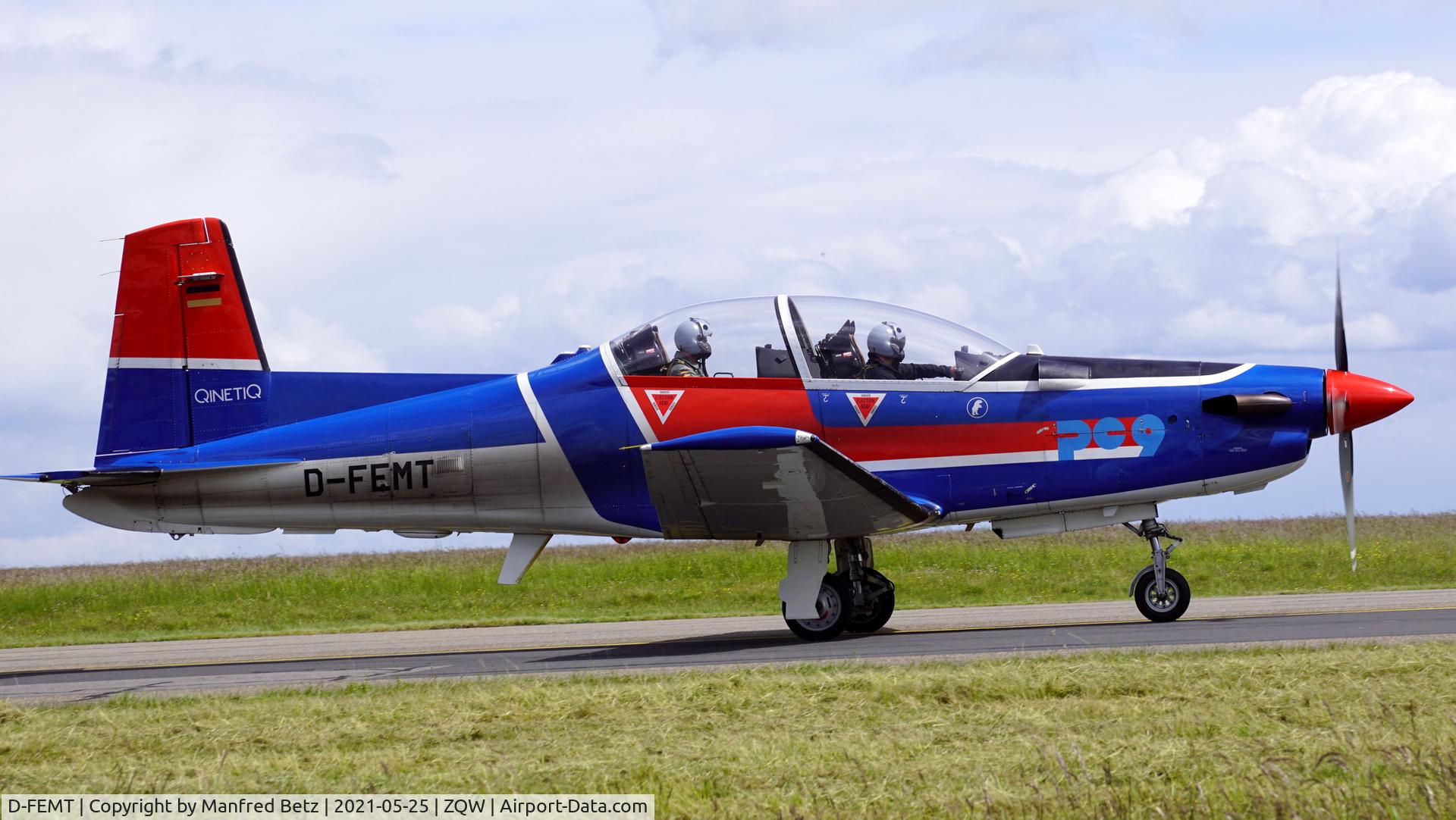 D-FEMT, Pilatus PC-9B C/N 168, Start zum Einsatz
