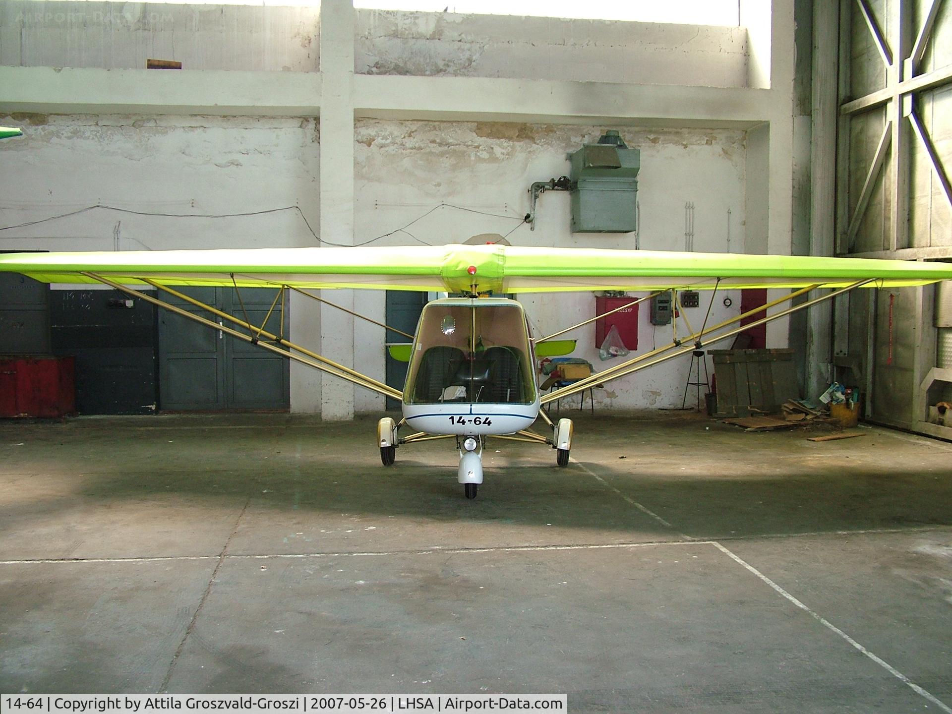 14-64, Ferrari ULM Tucano C/N 0013, LHSA - Szentkirályszabadja Airport, Hungary
