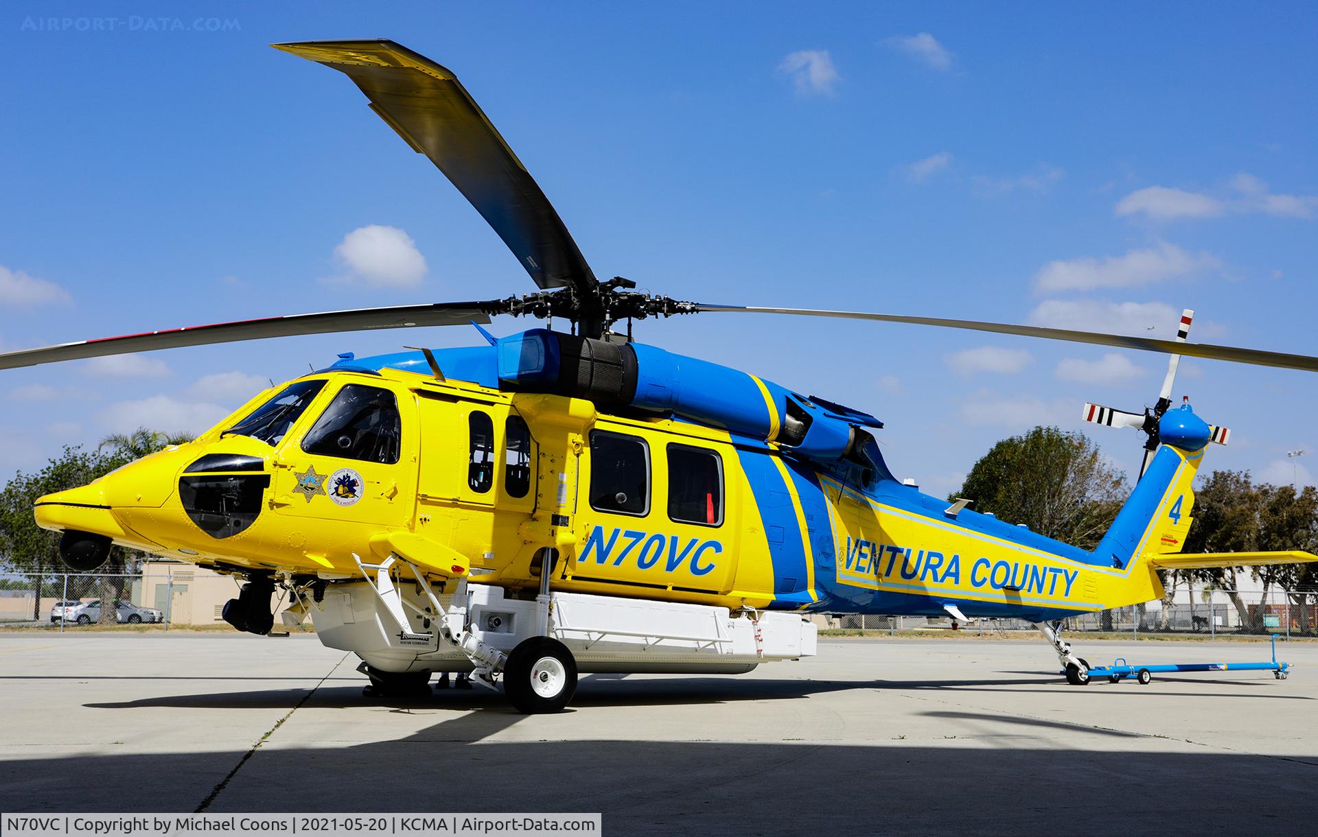N70VC, 2005 Sikorsky HH-60L Black Hawk C/N Not found 05-27037/N70VC, Ventura County Fire Department's new Firehawk helicopter.