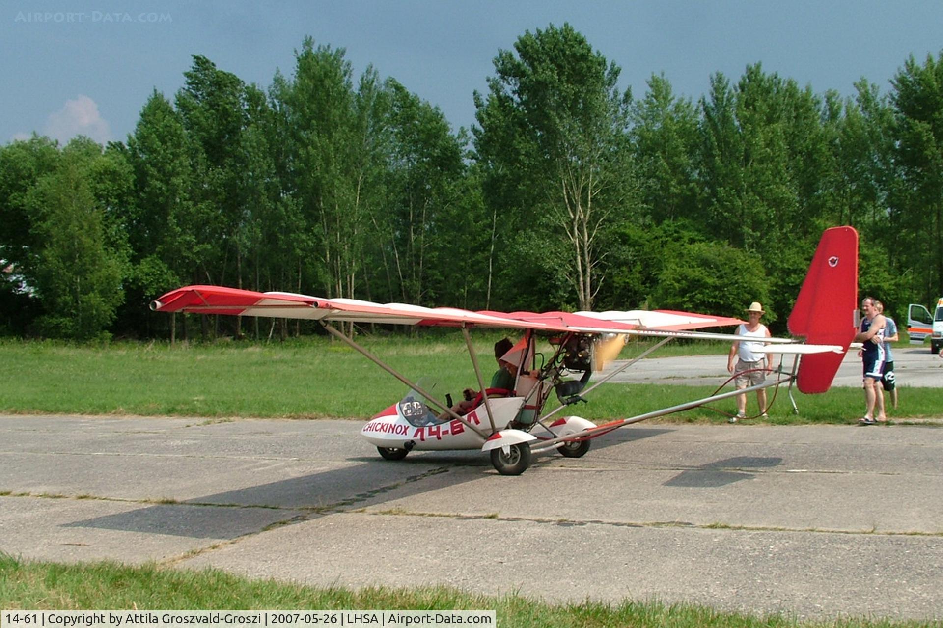 14-61, Dynali Chickinox Kot Kot, LHSA - Szentkirályszabadja Airport, Hungary