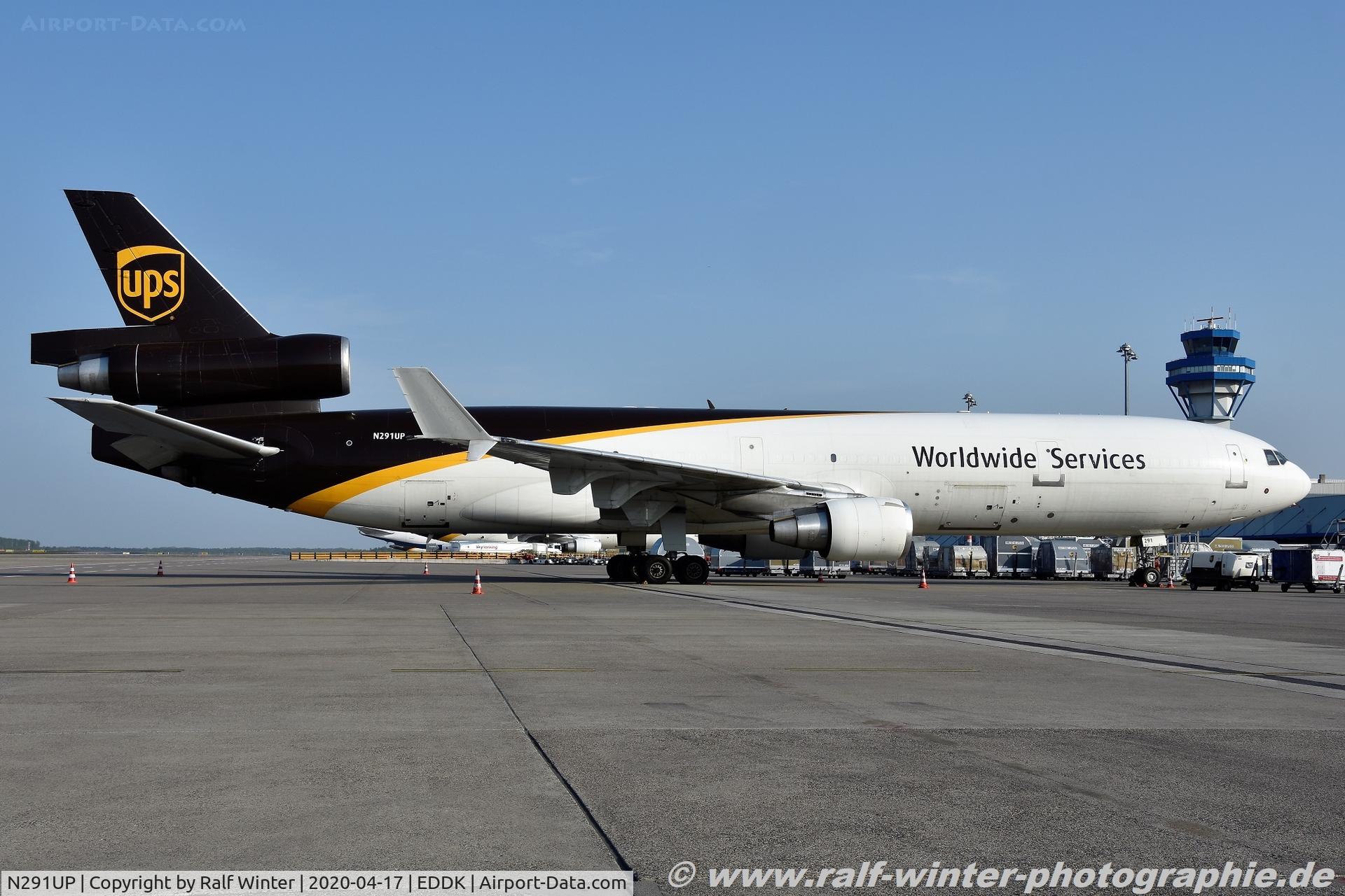 N291UP, 1992 McDonnell Douglas MD-11 C/N 48477, McDonnell Douglas MD-11F - 5X UPS United Parcel Service - 48477 - N291UP - 17.04.2020 - CGN