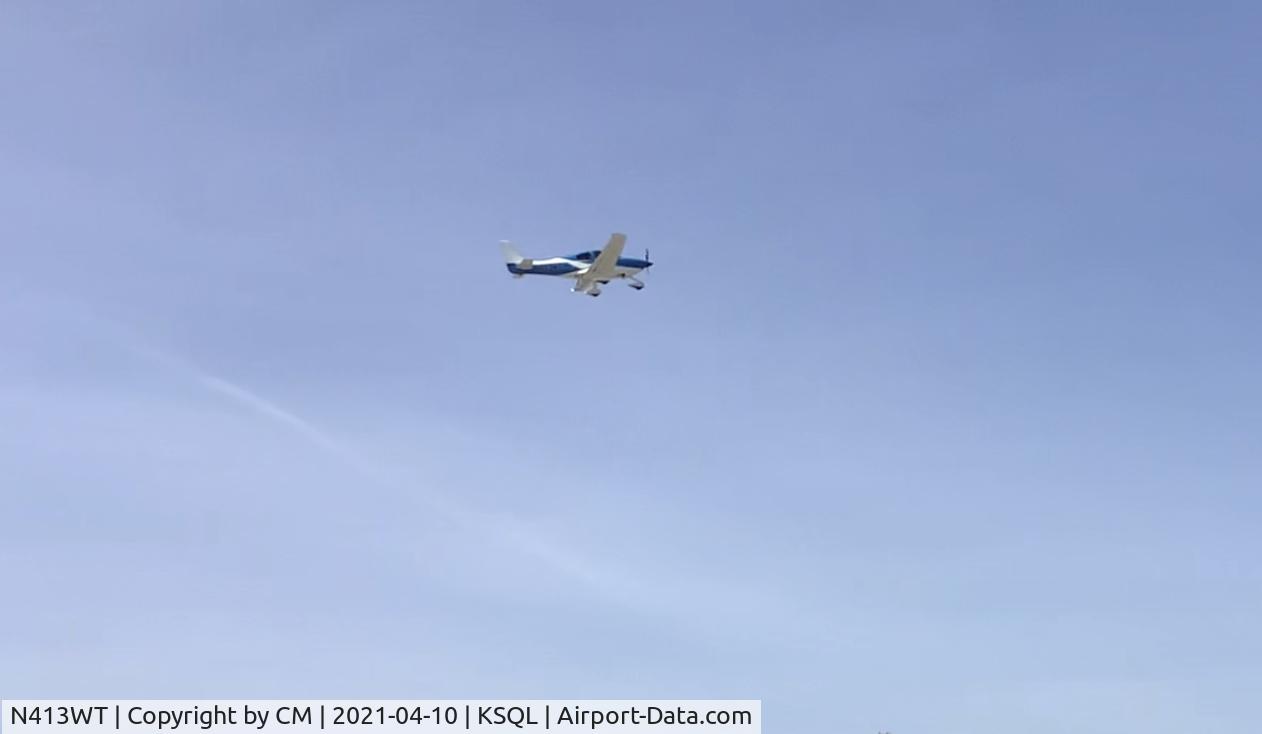 N413WT, 2018 Cirrus SR20 C/N 2409, Cirrus SR20 G6 taking off from San Carlos