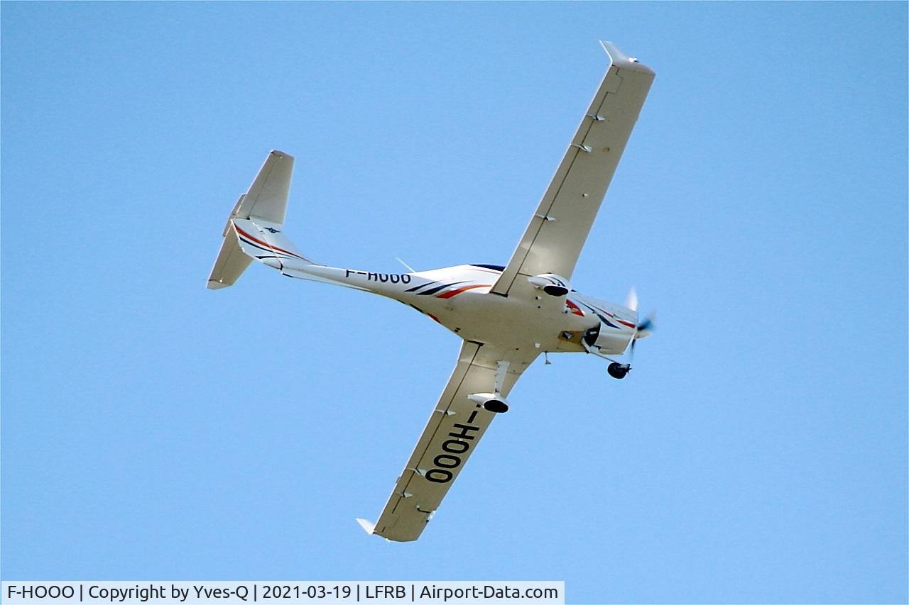 F-HOOO, 2013 Diamond DA-40 Diamond Star C/N D4.144, Diamond DA-40 Diamond Star, Training flight, Brest-Bretagne Airport (LFRB-BES)
