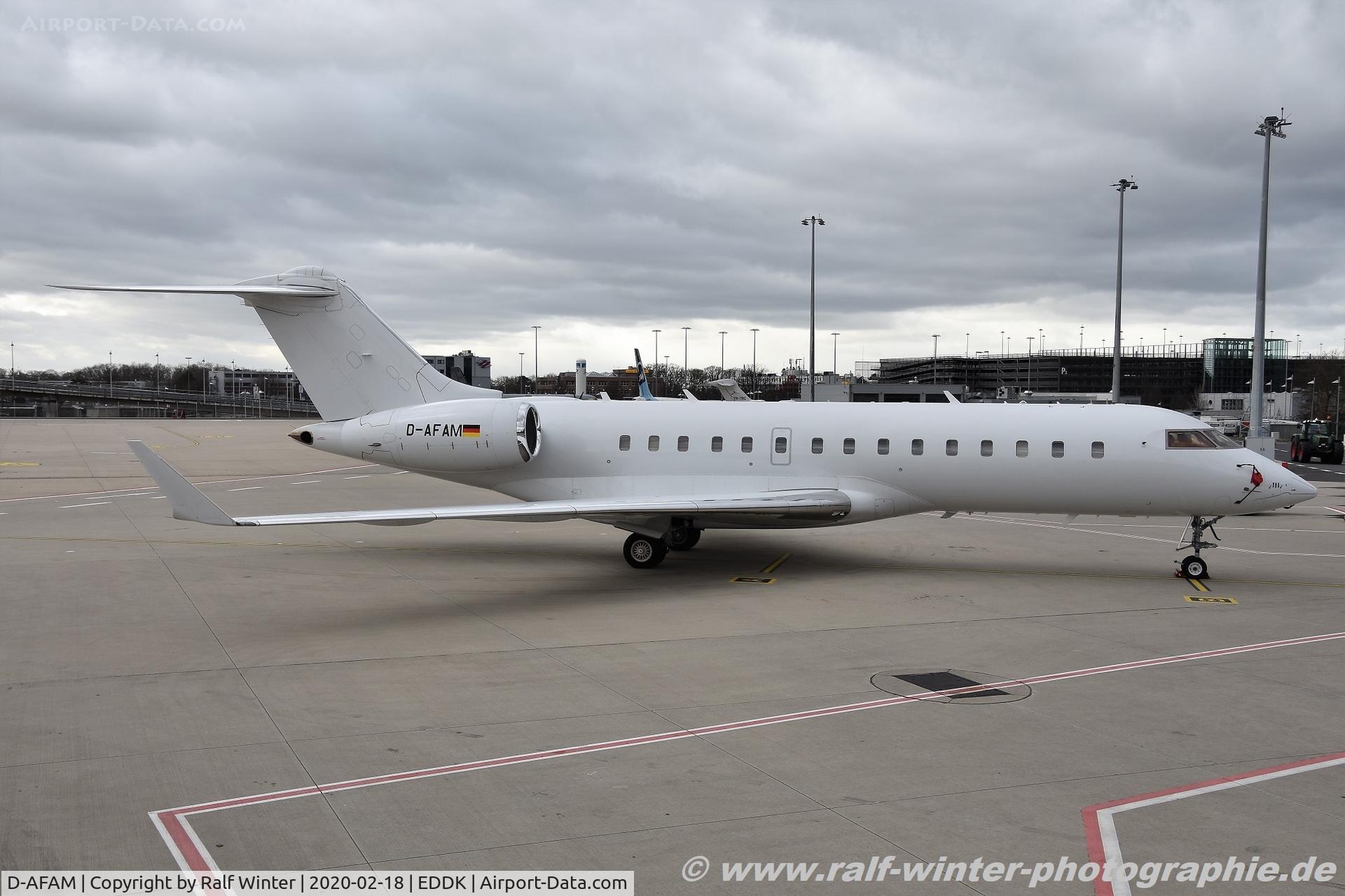 D-AFAM, 1999 Bombardier BD-700-1A10 Global Express C/N 9028, Bombardier BD-700-1A10 Global Express - 9028 - D-AFAM - 18.02.2020 - CGN