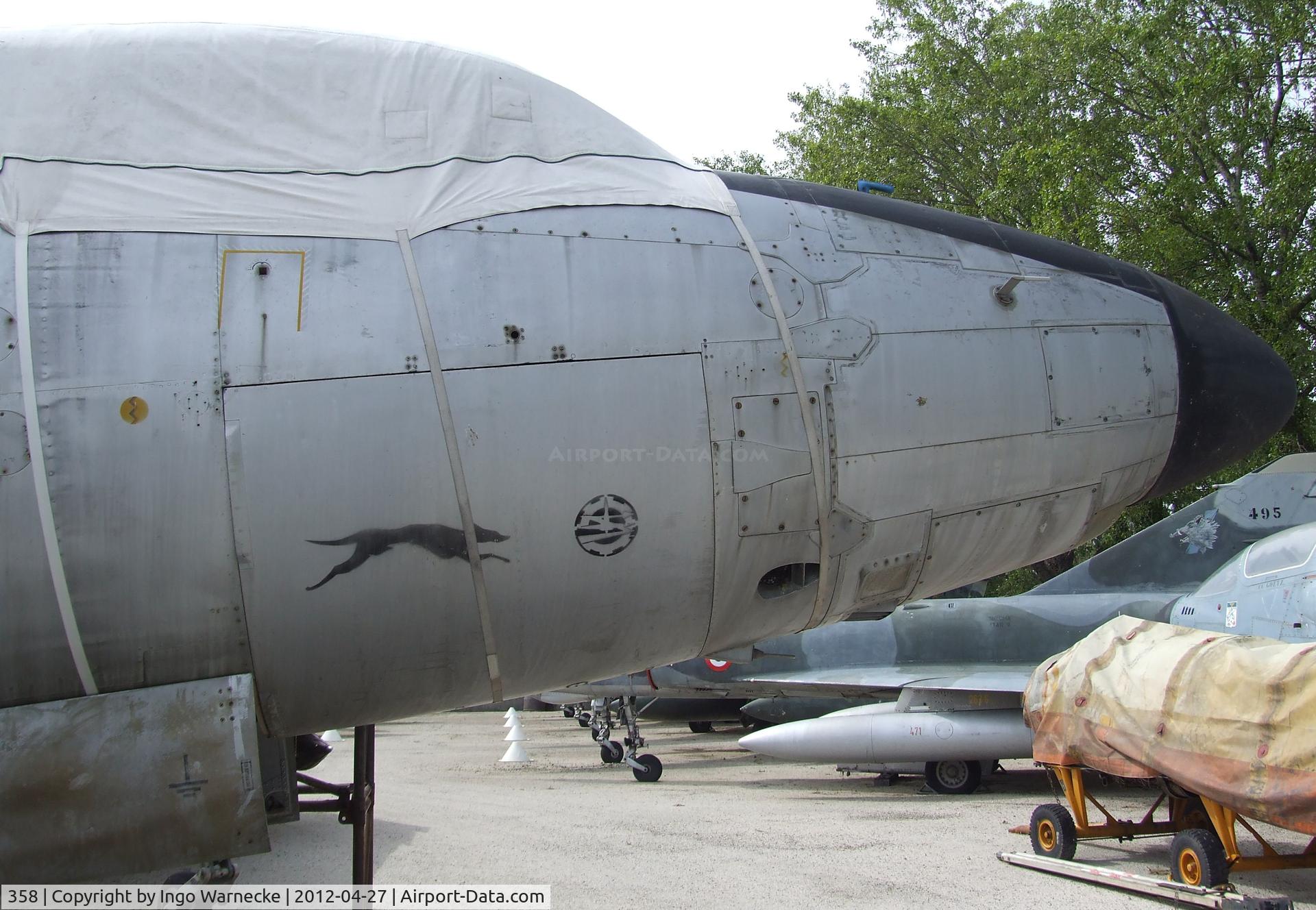 358, 1959 Sud Aviation SO.4050 Vautour IIN C/N 128, Sud-Ouest SO.4050 Vautour II N at the Musee Aeronautique, Orange